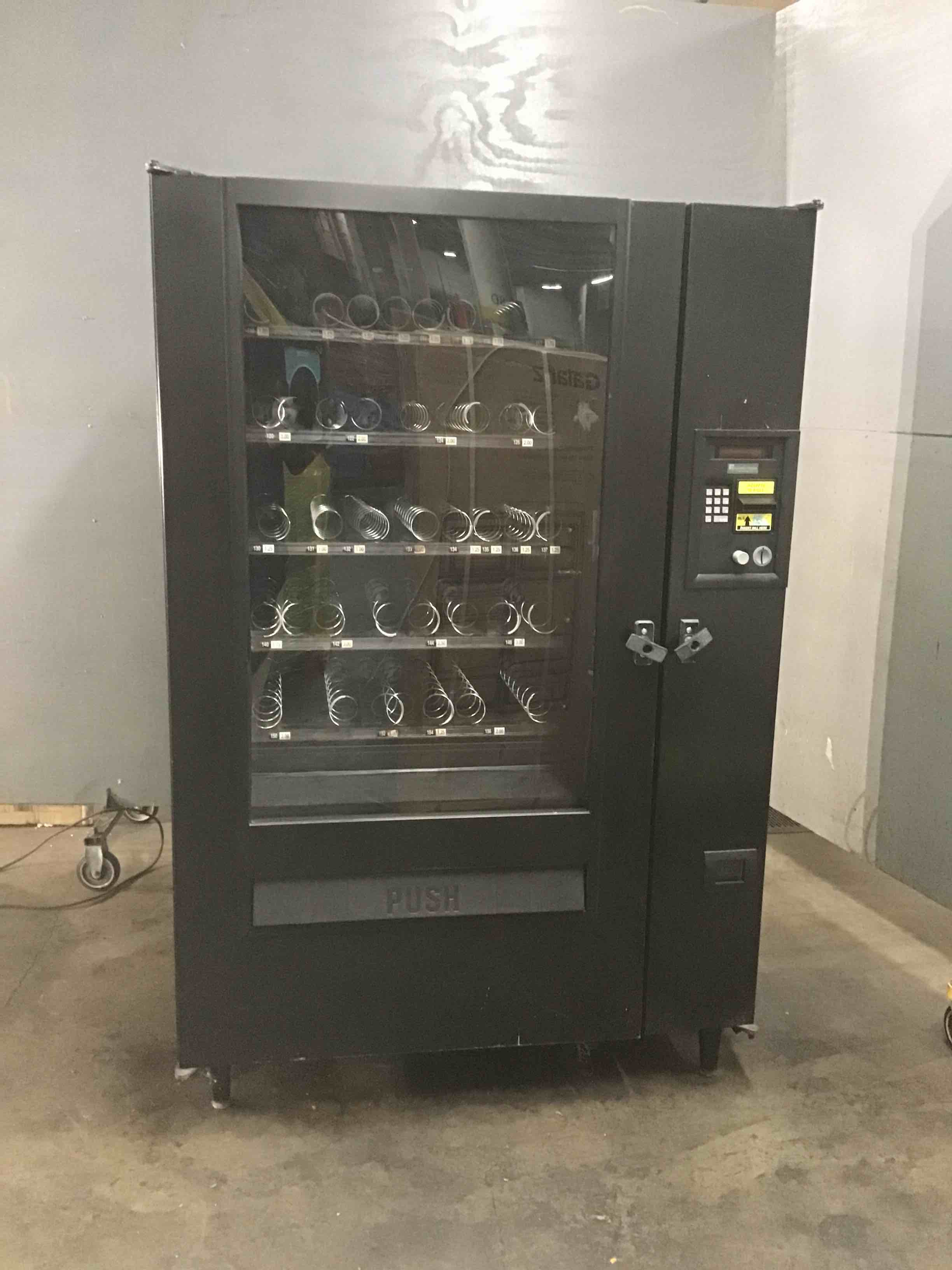 Automatic Products 47.5 Inch Glass Front Frozen Vending Machine