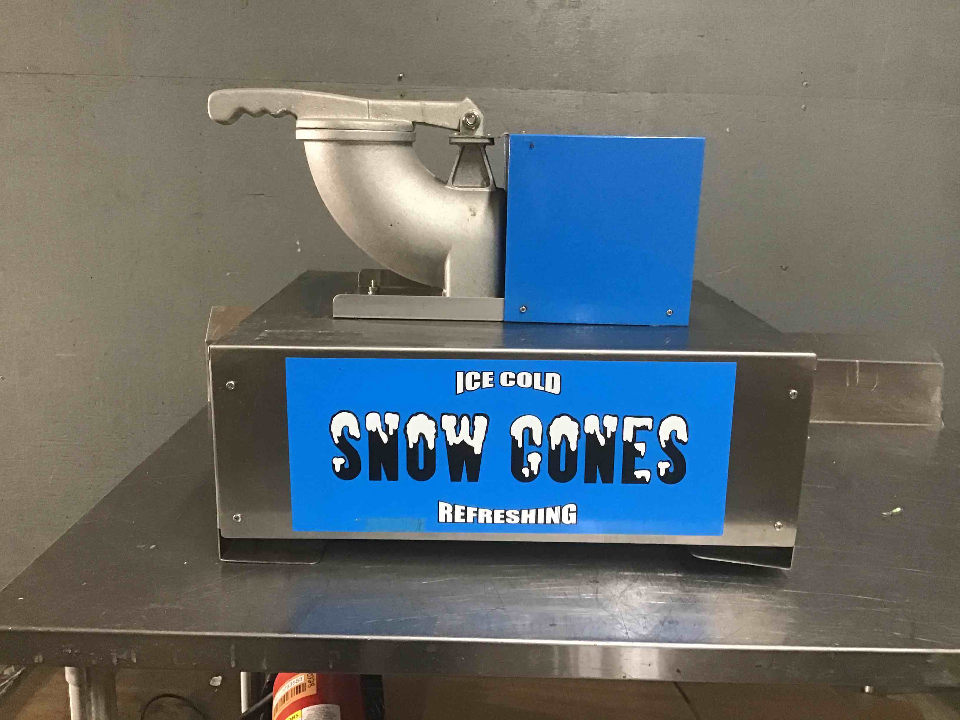 Benchmark Stainless Steel Snow Cone Machine