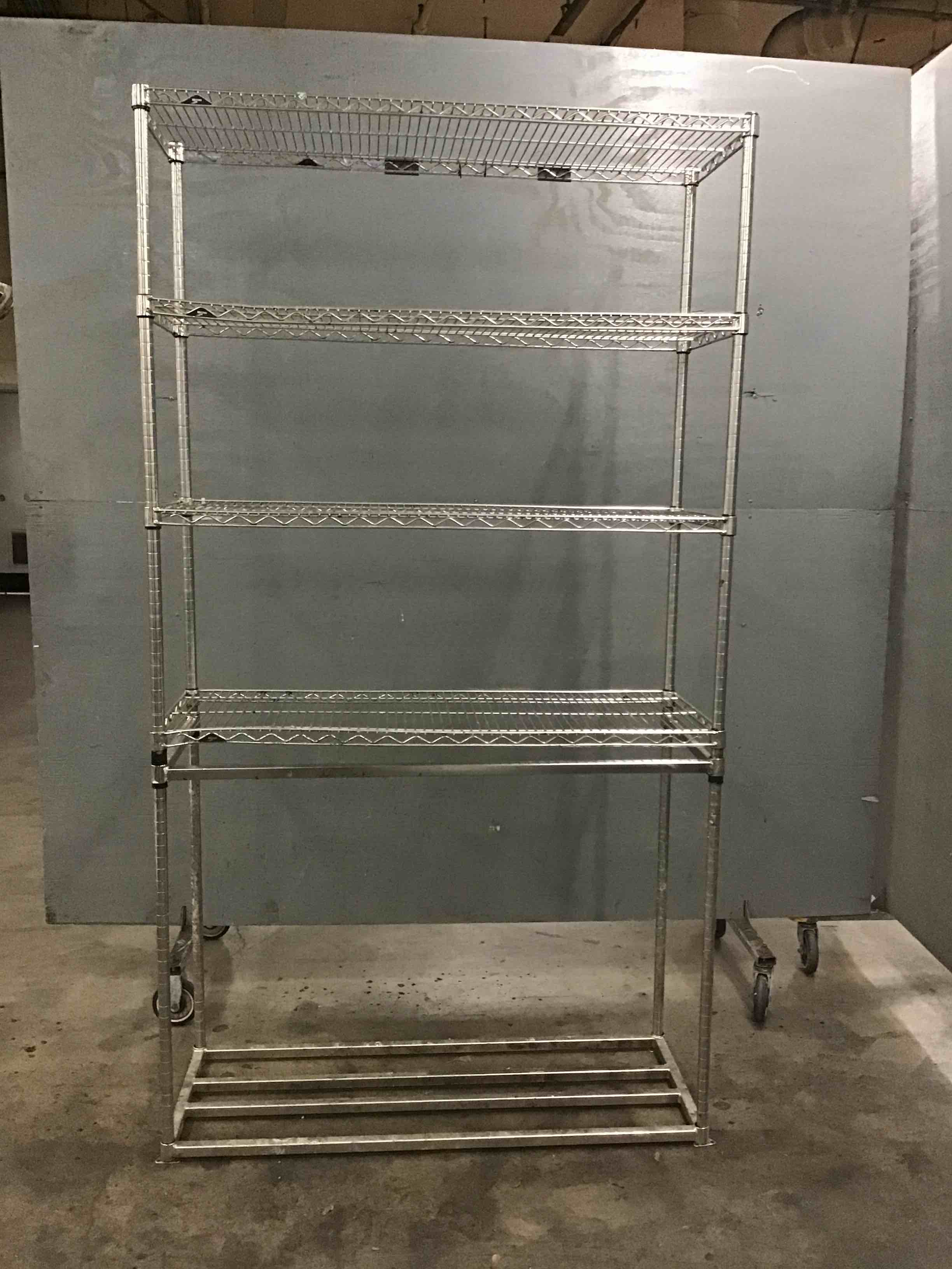 Metro Chrome 4 Shelf Wire Storage Rack