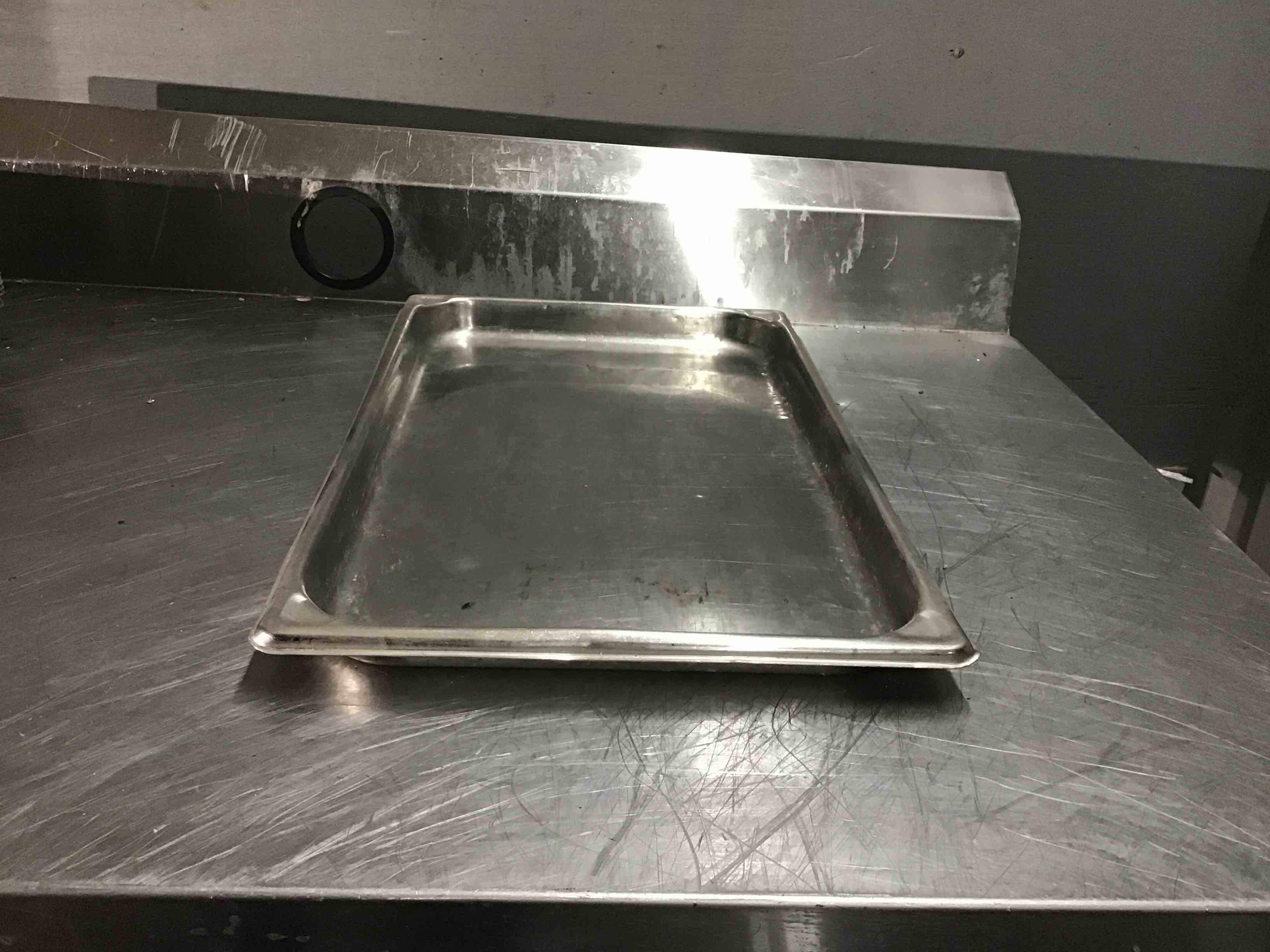 Stainless Steel 1 Inch Deep Full Size Insert Pans