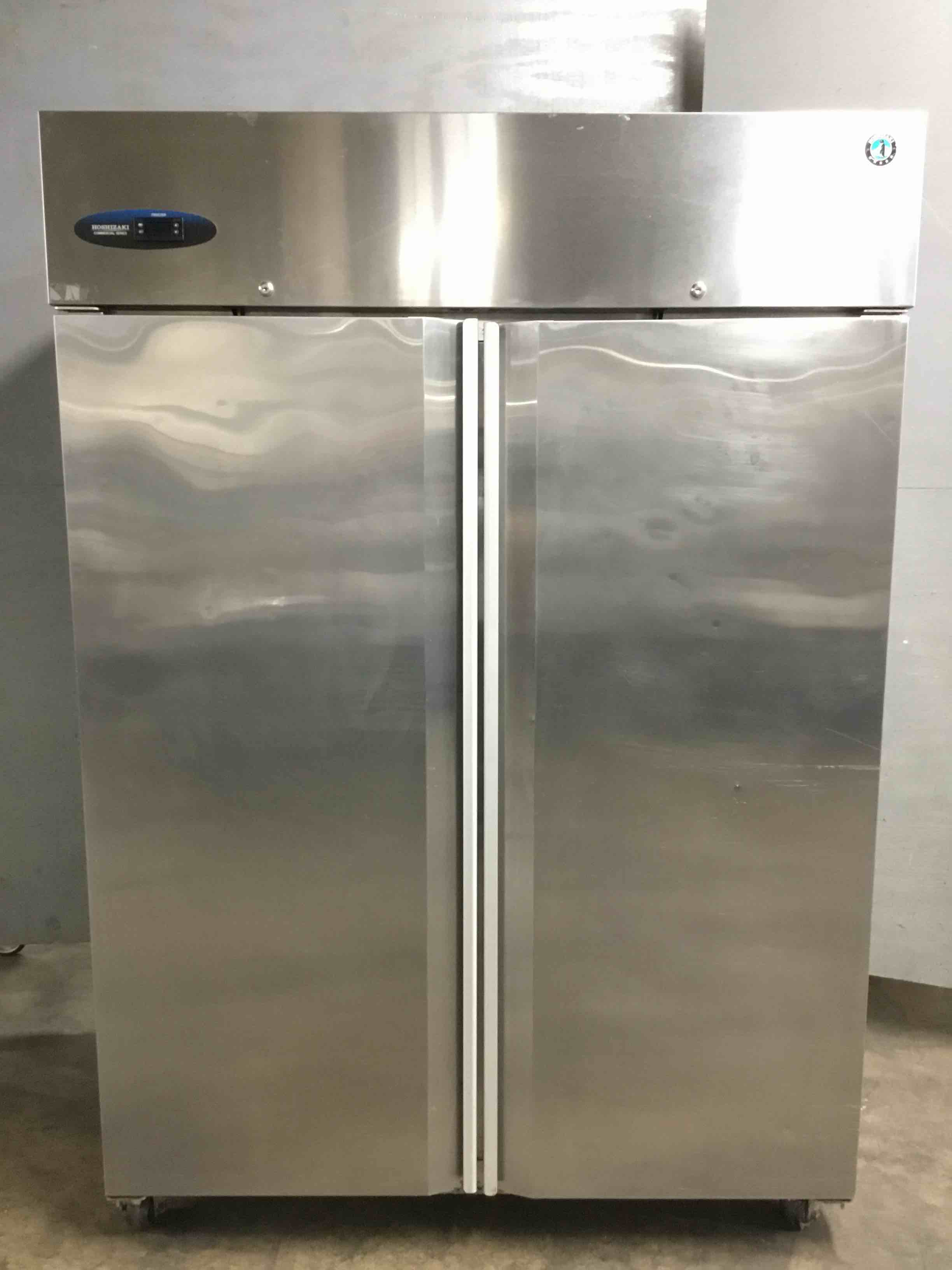 Hoshizaki Stainless Steel 2-Door Freezer On Casters 
