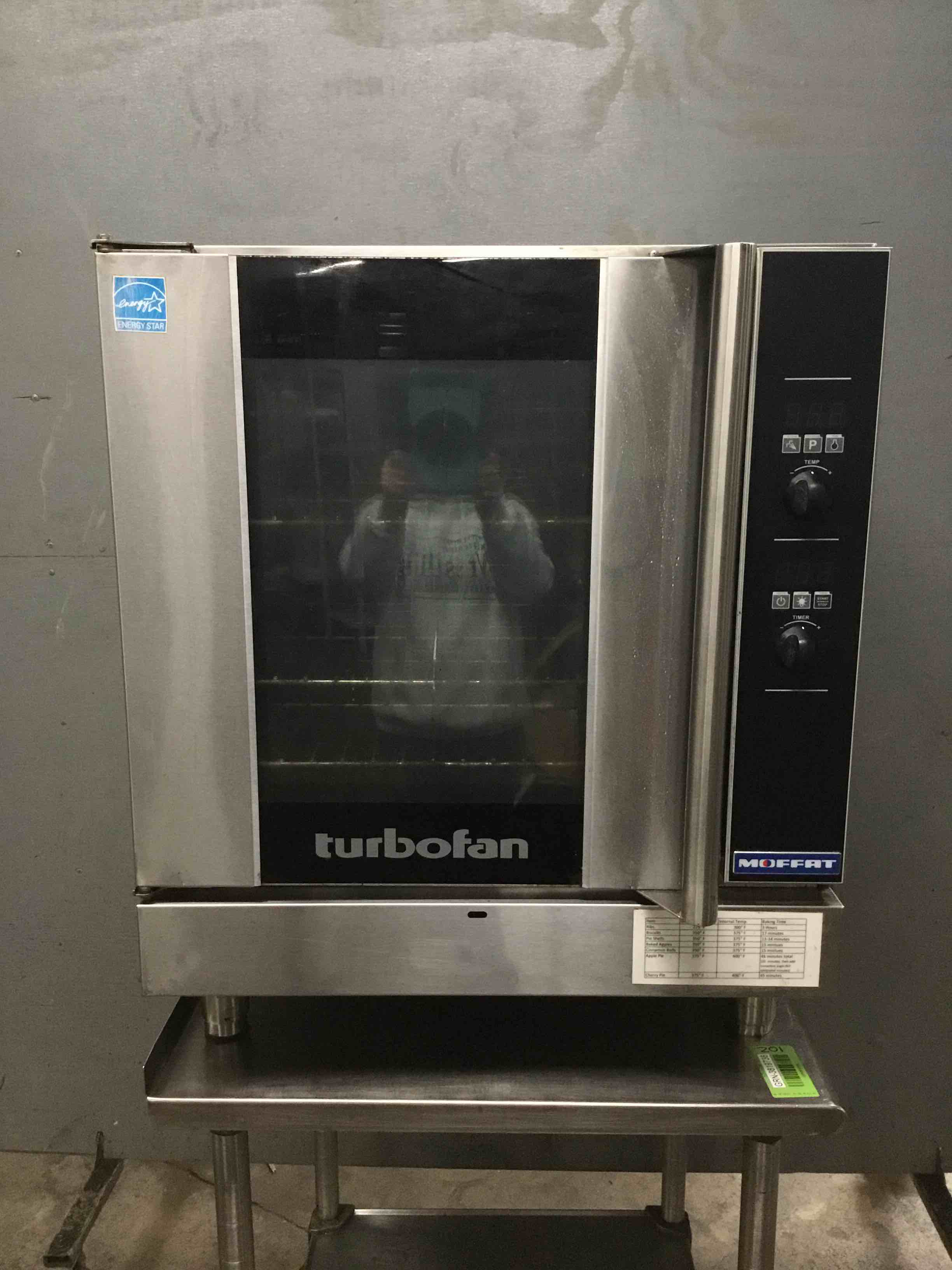 Moffat Turbofan Full Size Natural Gas Single Deck Convection Oven 