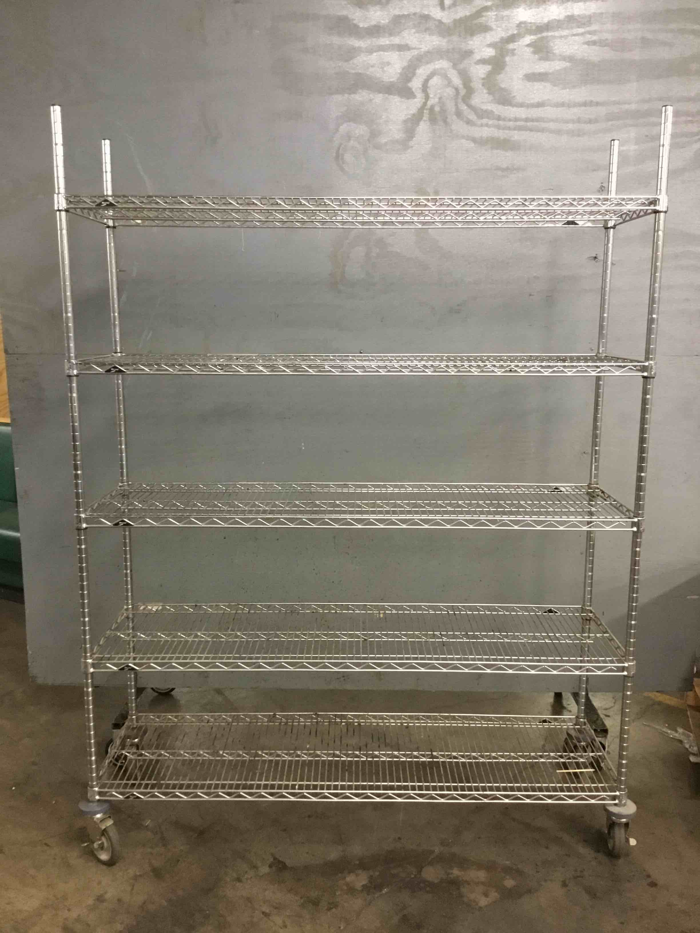 Metro 5-Shelf Wire Rack On Casters 