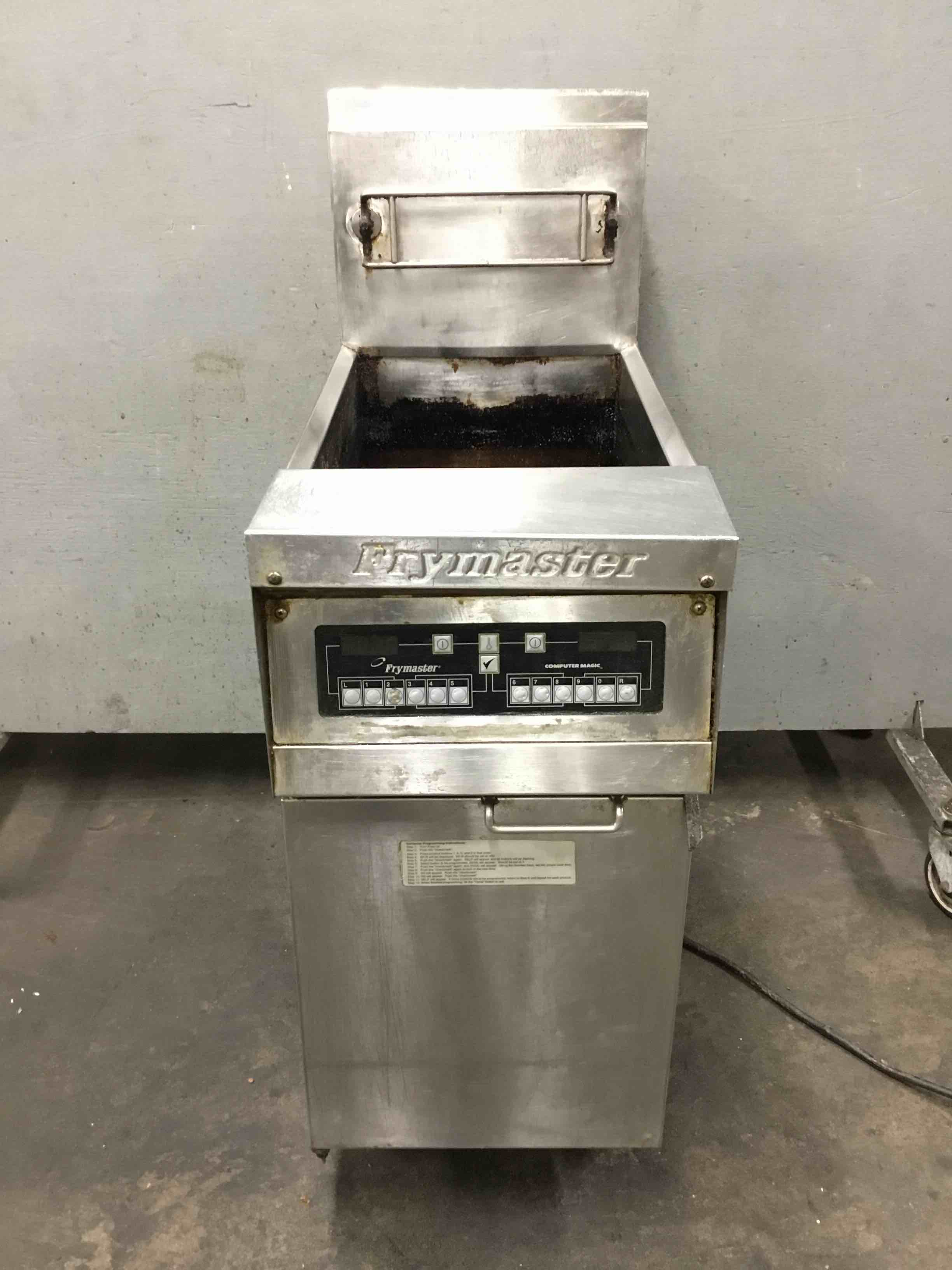 Frymaster 50 Lb Stainless Steel Natural Gas Fryer On Casters 