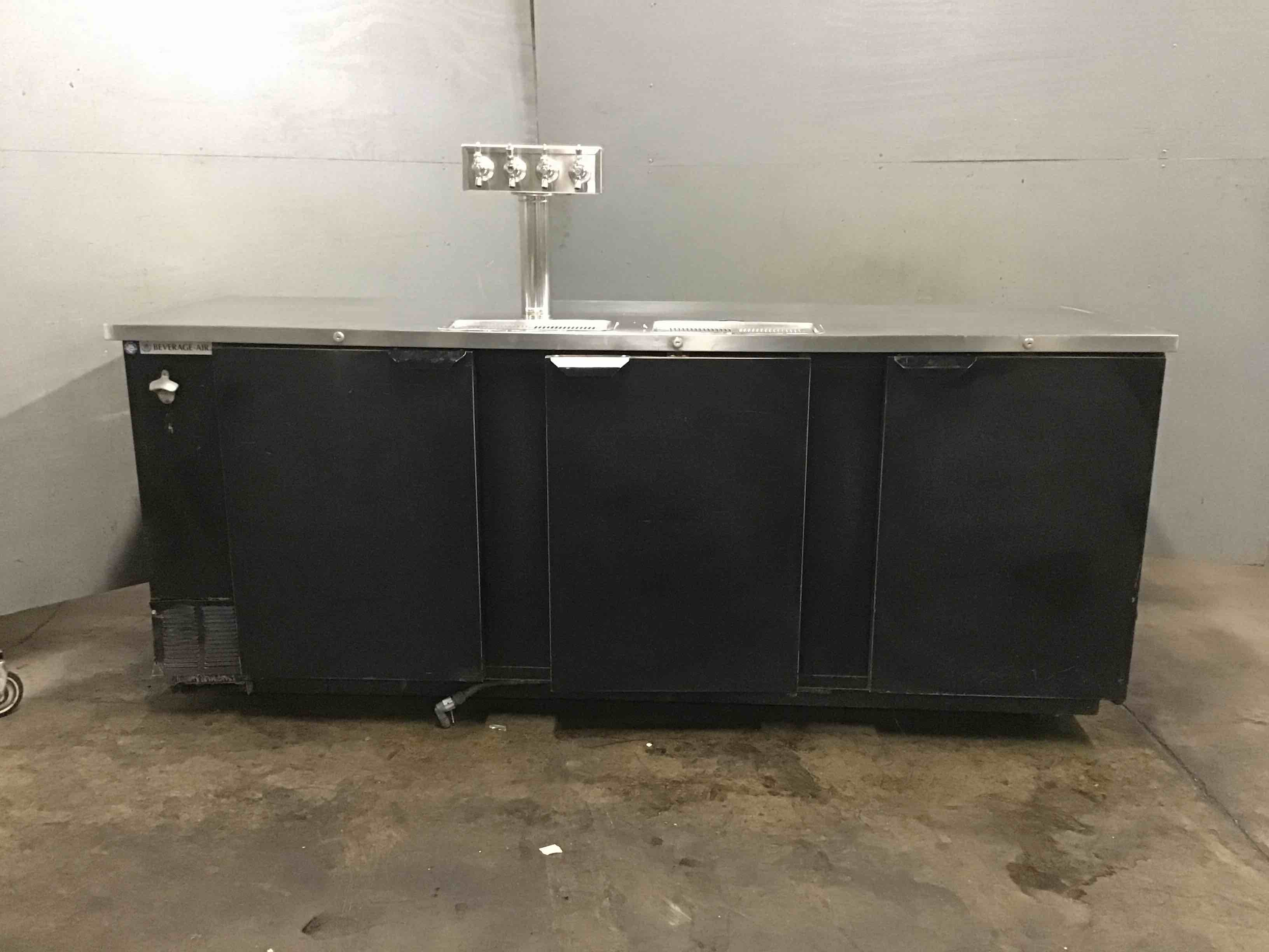 Beverage Air 95 Inch 3 Door Direct Draw Beer Dispenser On Casters 