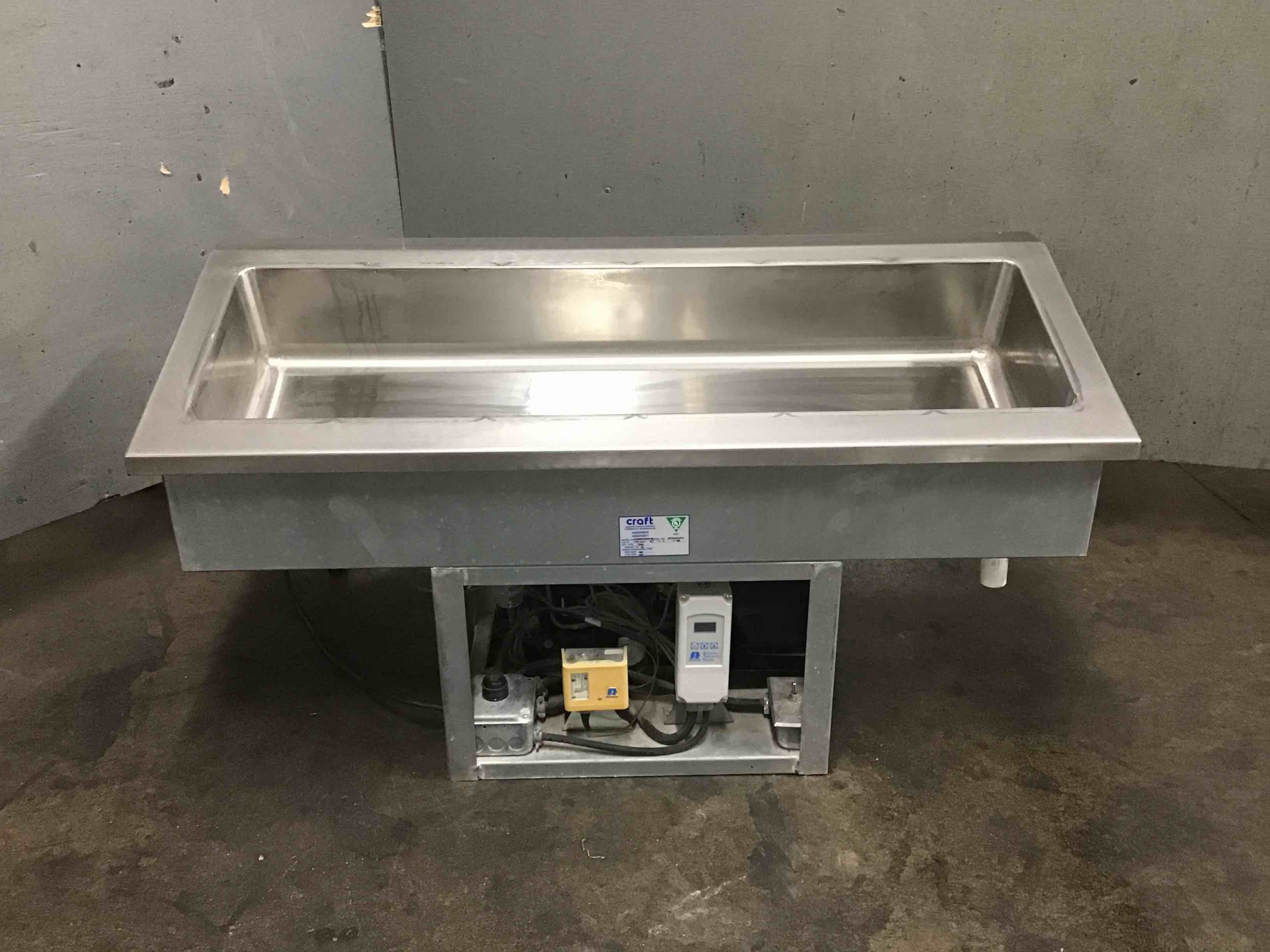 Craft Manufacturing Co.Stainless Steel 45.38 Inch Drop In Refrigerated Well 