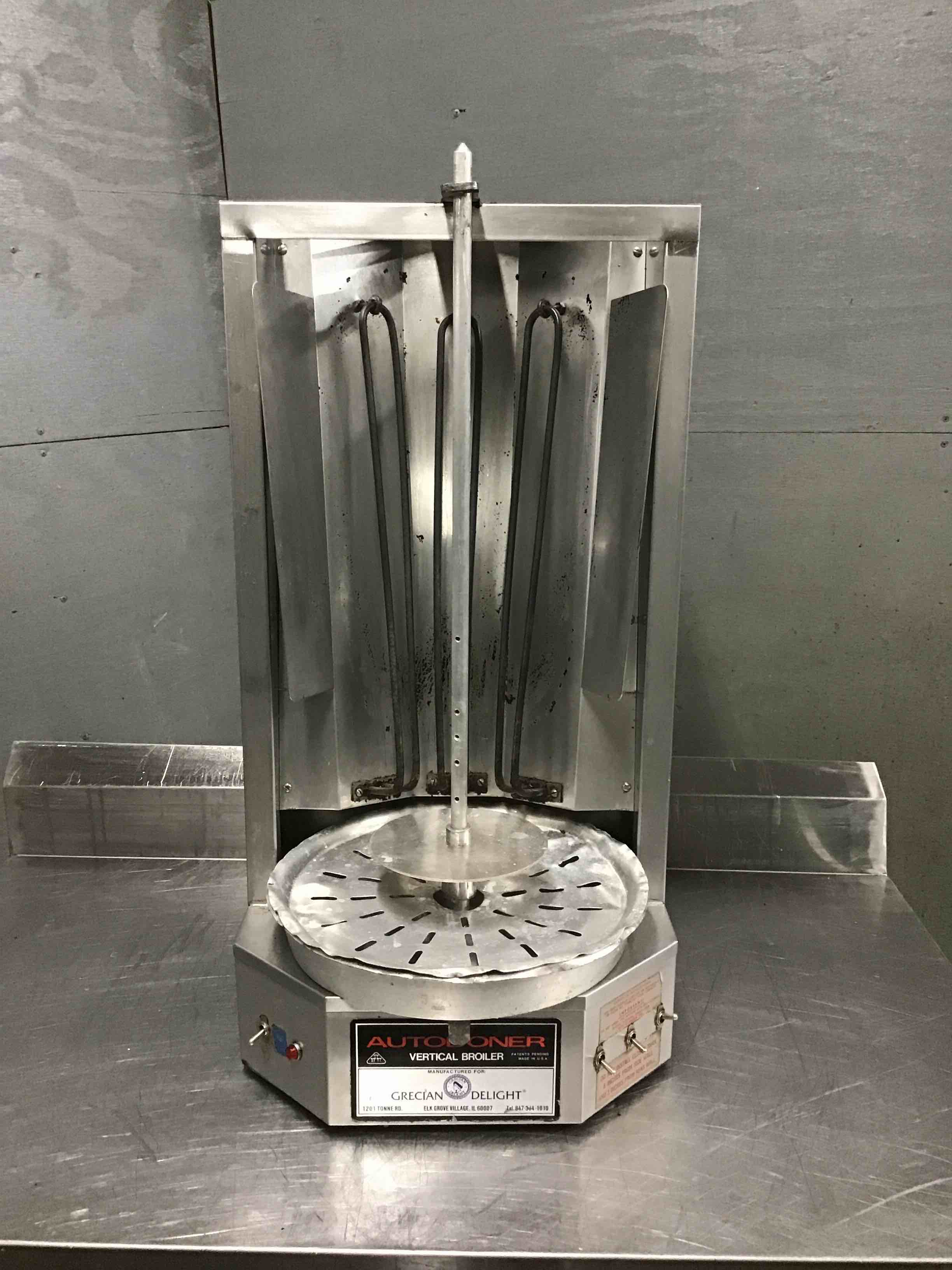 AutoDoner Stainless Steel Electric Vertical Broiler 