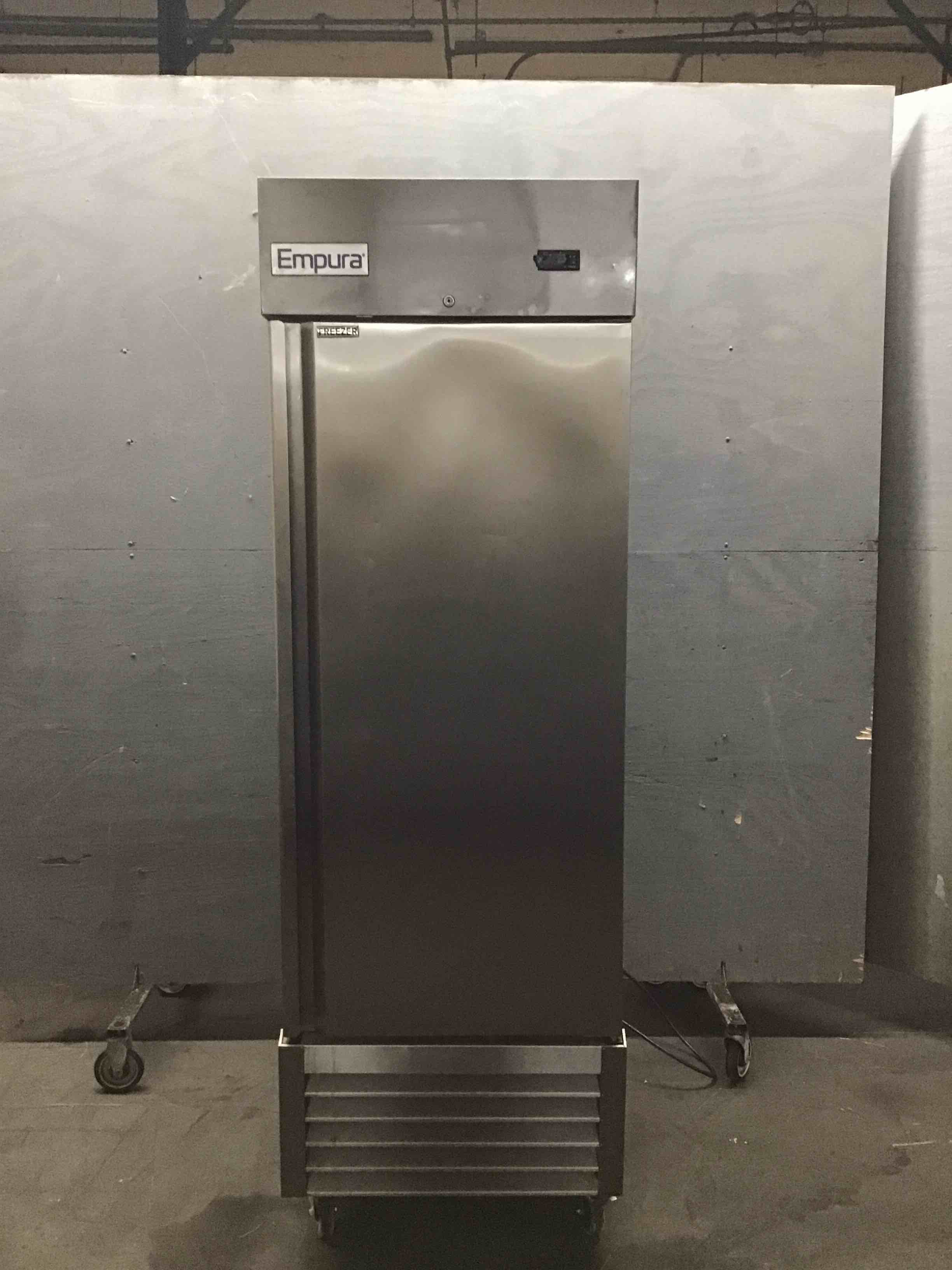 Empura Stainless Steel 27 Inch Single Door Freezer On Casters
