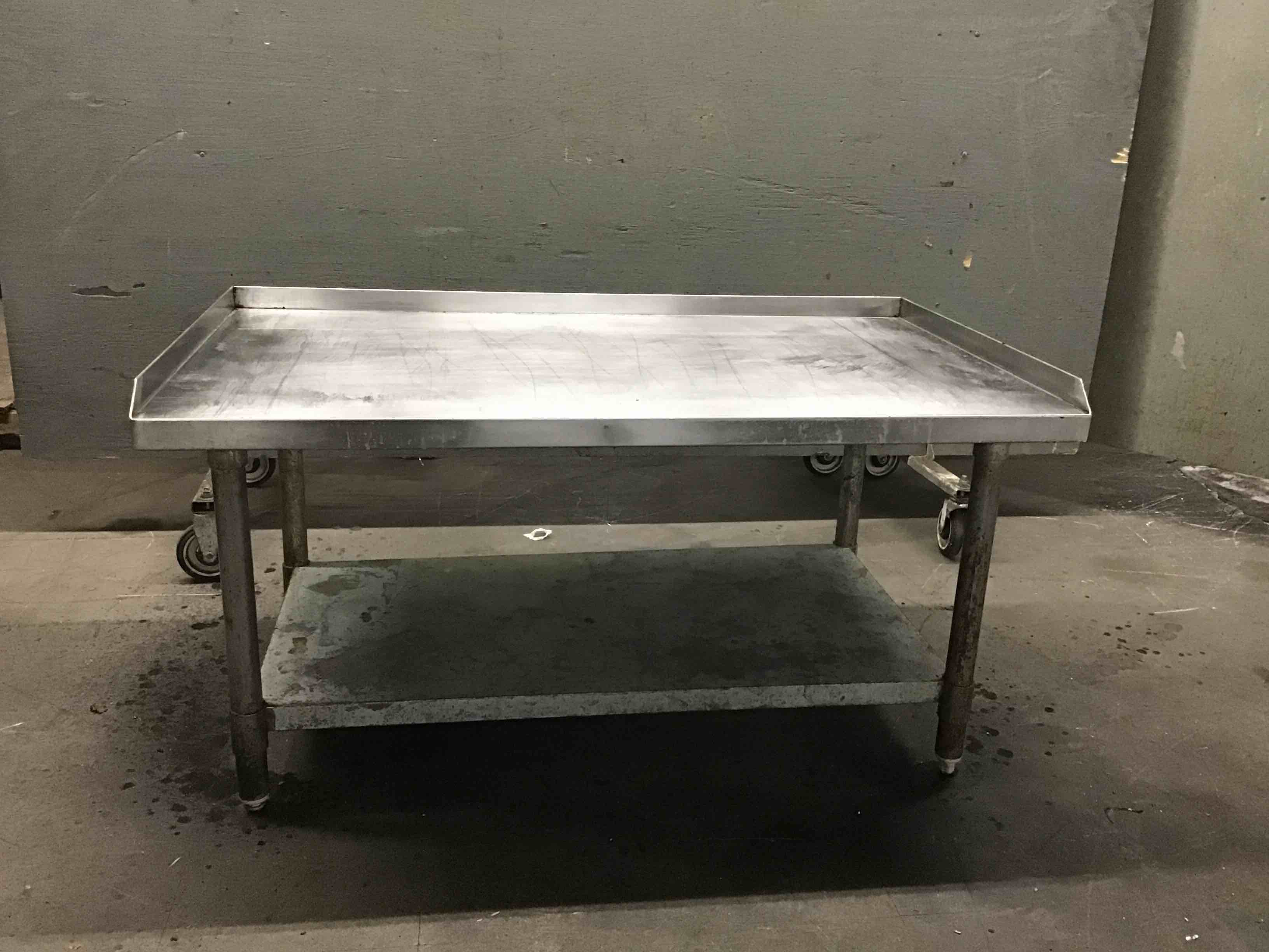48 Inch Stainless Steel Equipment Stand With Under Shelf