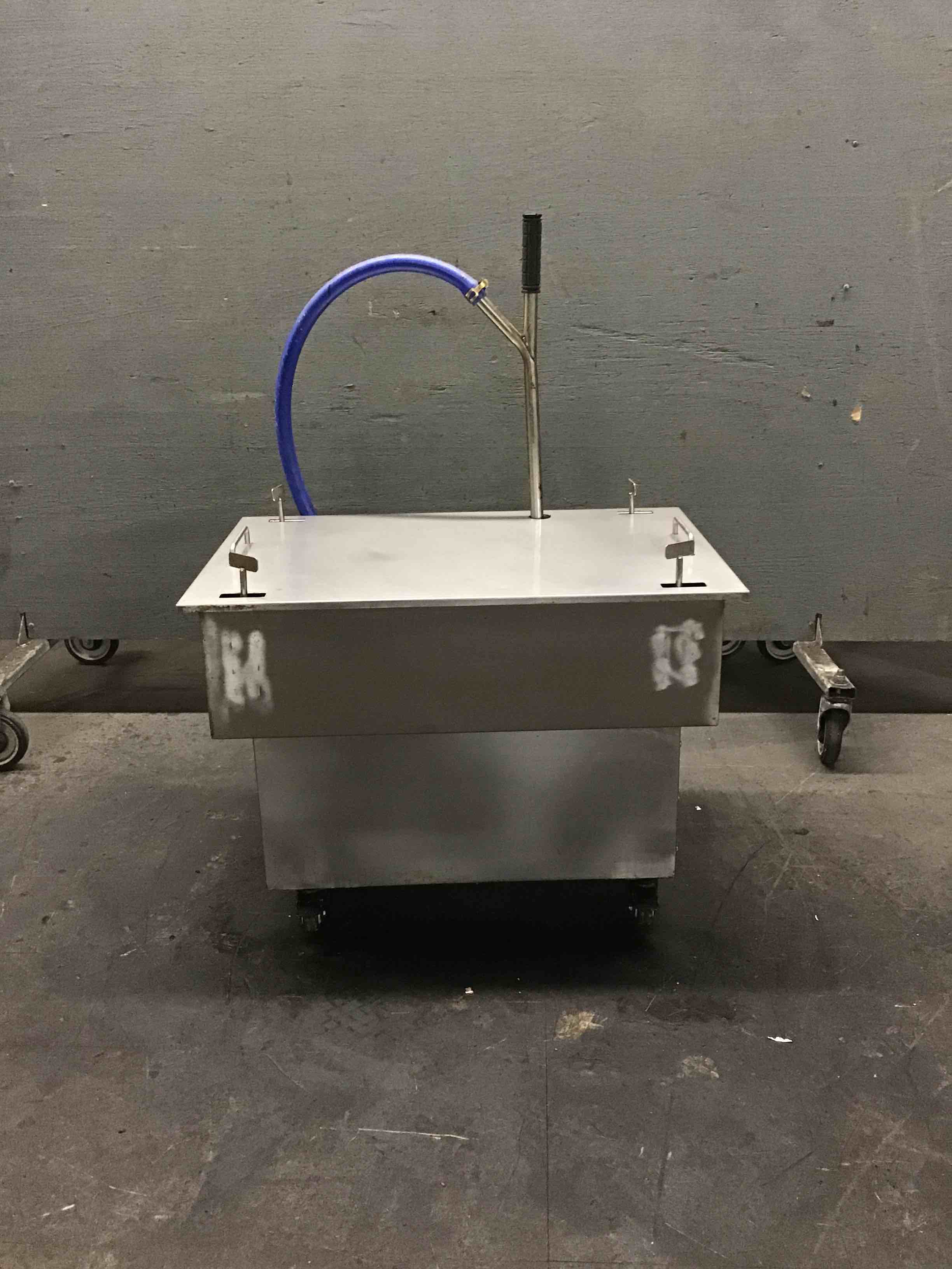 Stainless Steel Oil Filter On Casters