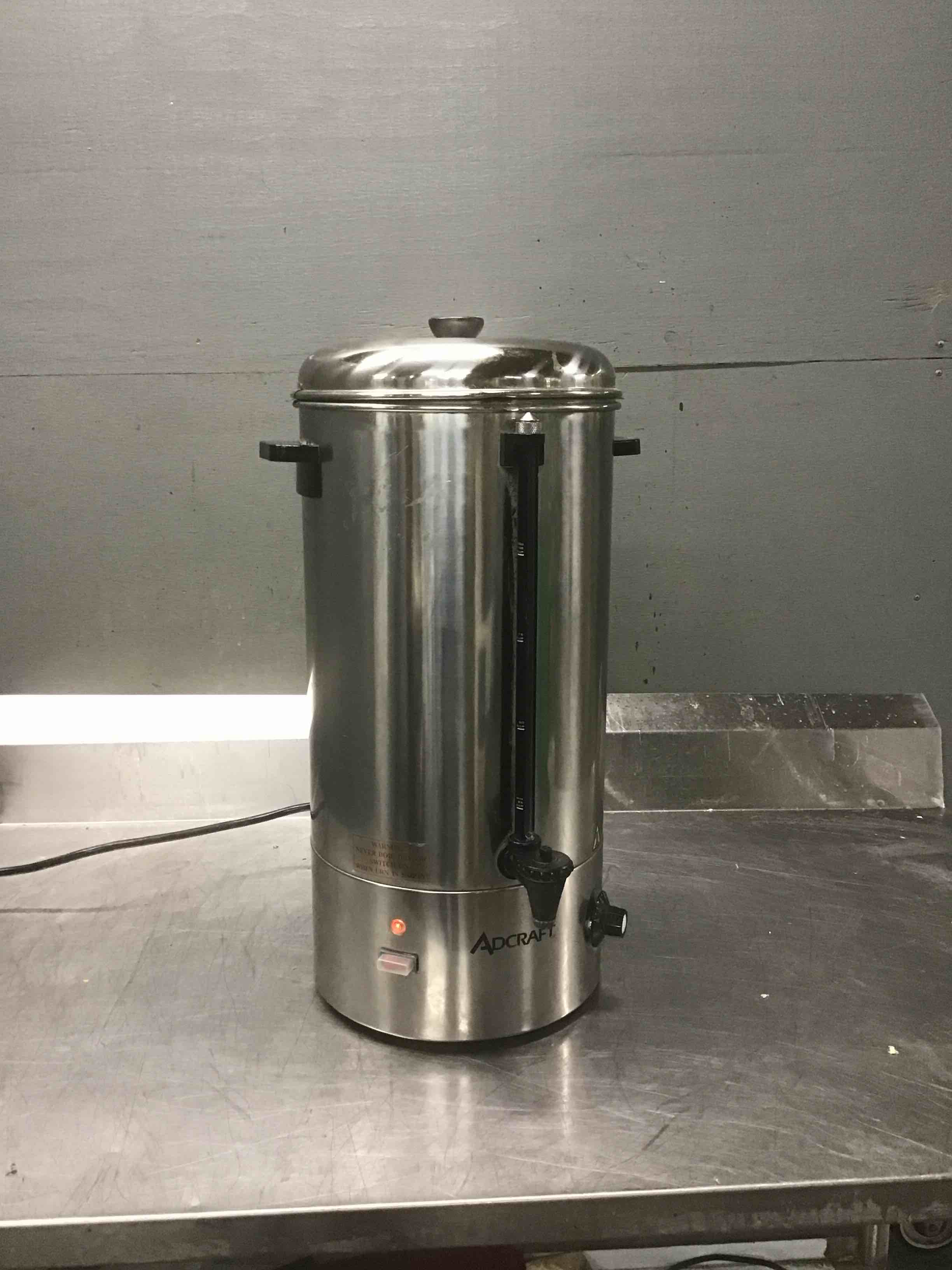 Adcraft Stainless Steel 100 Cup Water Boiler