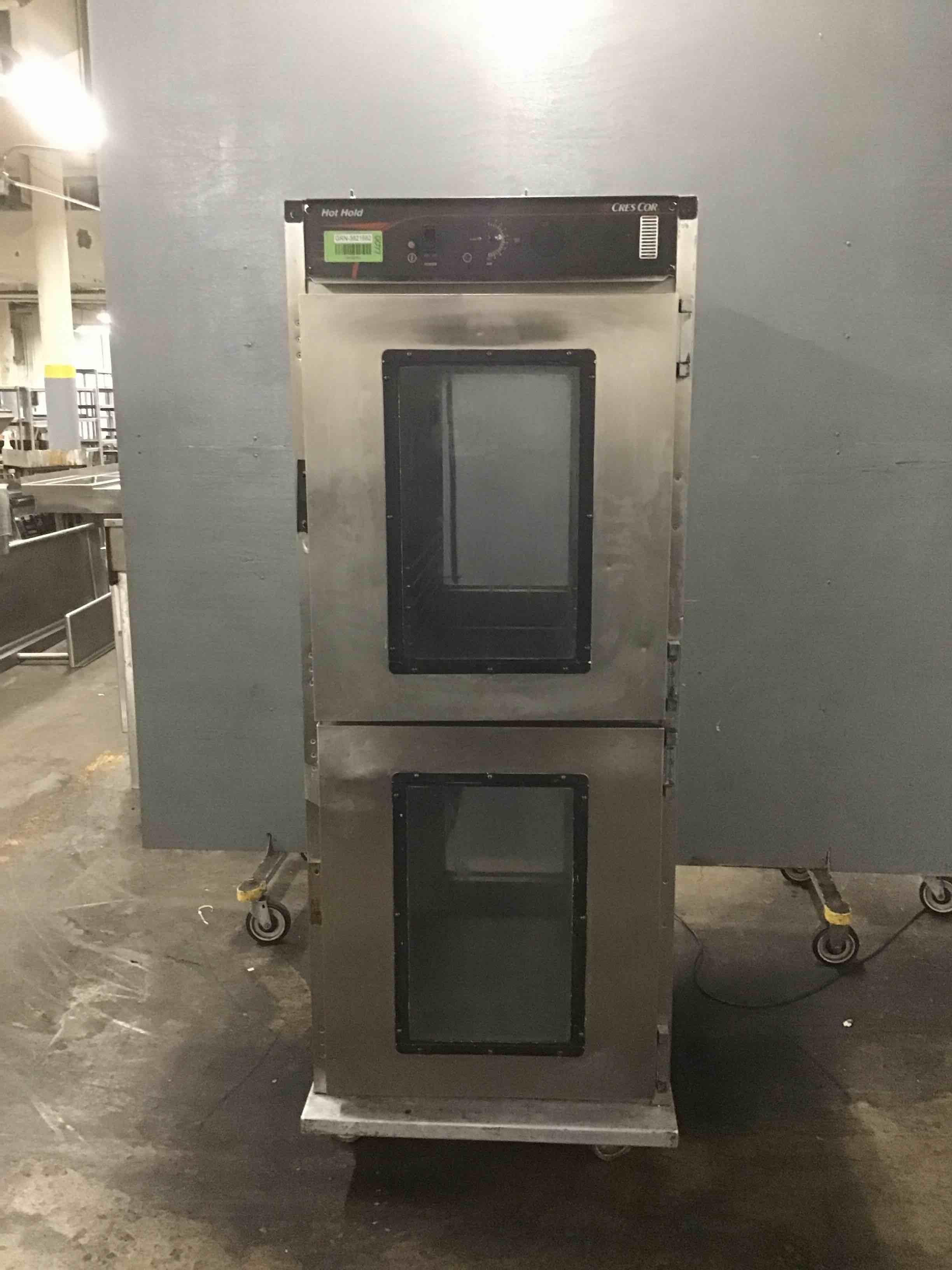 Cres Cor Hot Hold Stainless Steel Full Height Pass Thru Heating Cabinet On Casters