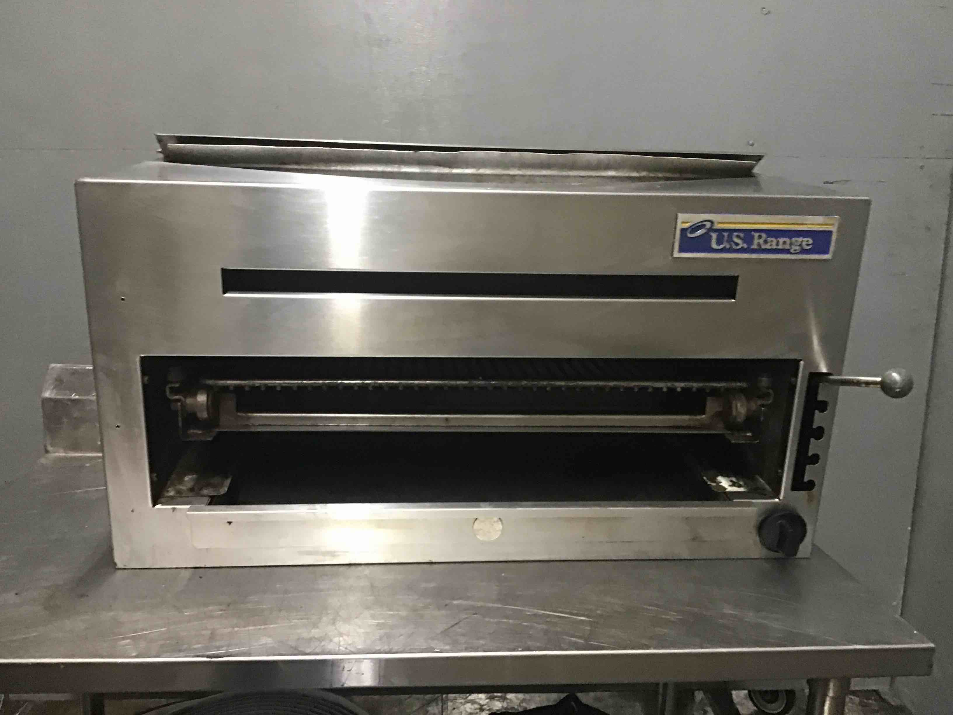 U.S. Range Stainless Steel 36 Inch Natural Gas Salamander 