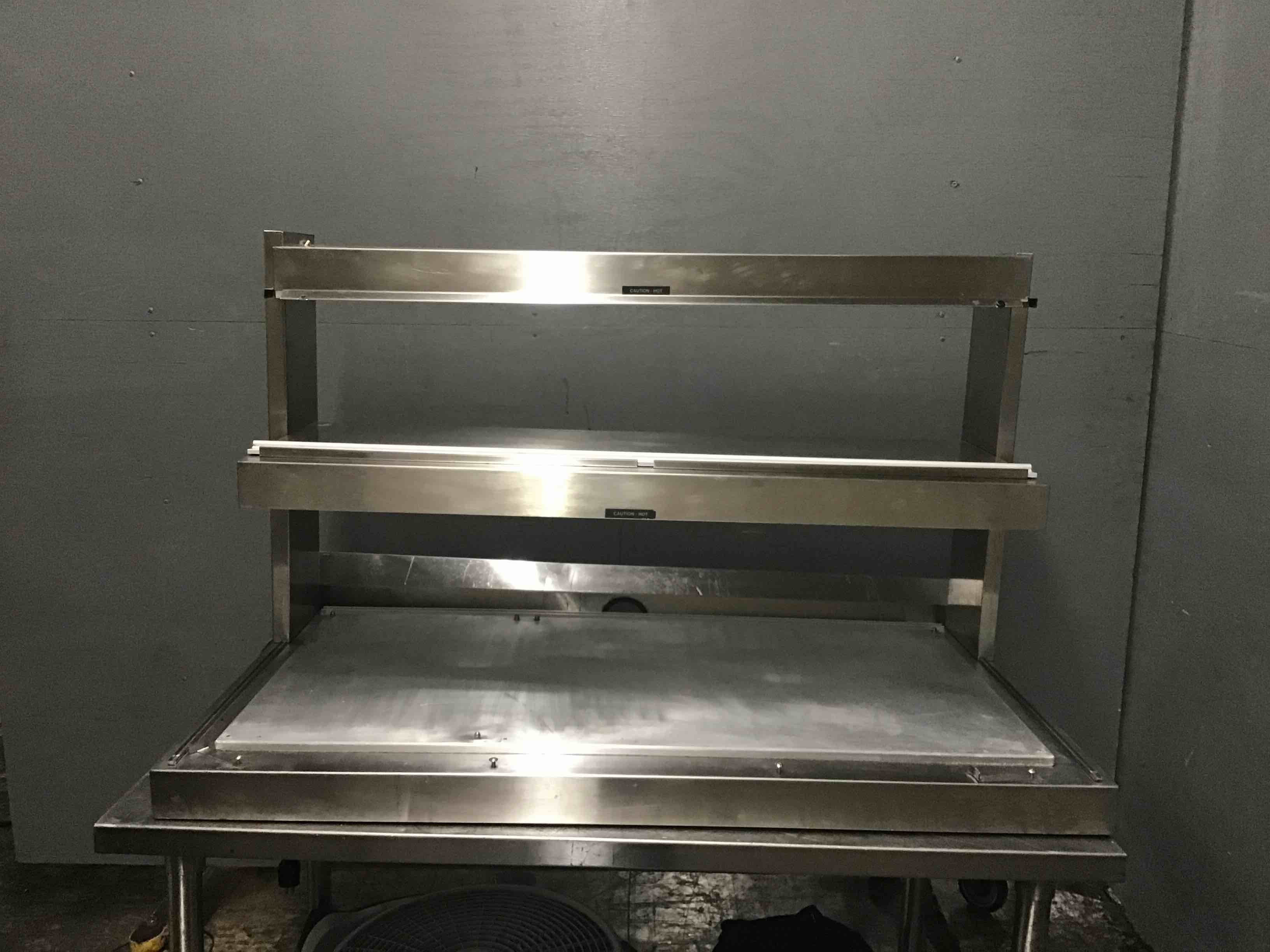 Hatco Glo- Ray Stainless Steel 45.38 Inch Infrared Top Heat And Heated Base Display Case