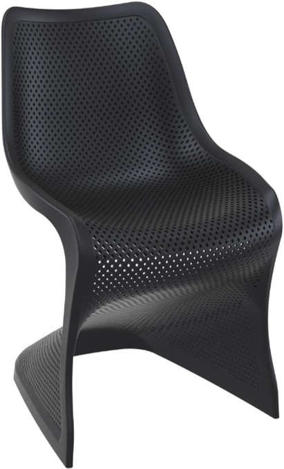 Compamia Bloom Patio Dining Chair in Black