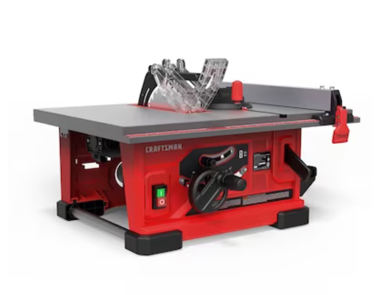CRAFTSMAN 8.25-in 13-Amp 120-Volt Corded Portable Benchtop Table Saw
