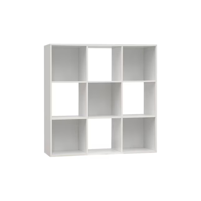 Style Selections 9 Cube Organizer Shelf, White