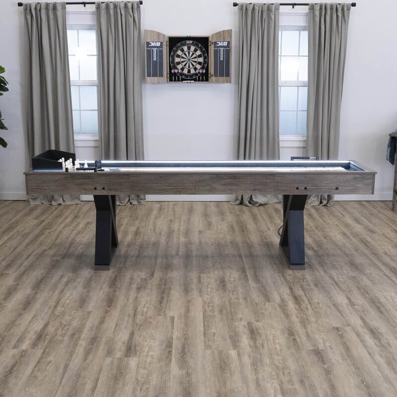 American Legend Kirkwood 9' LED Shuffleboard Table with Bowling