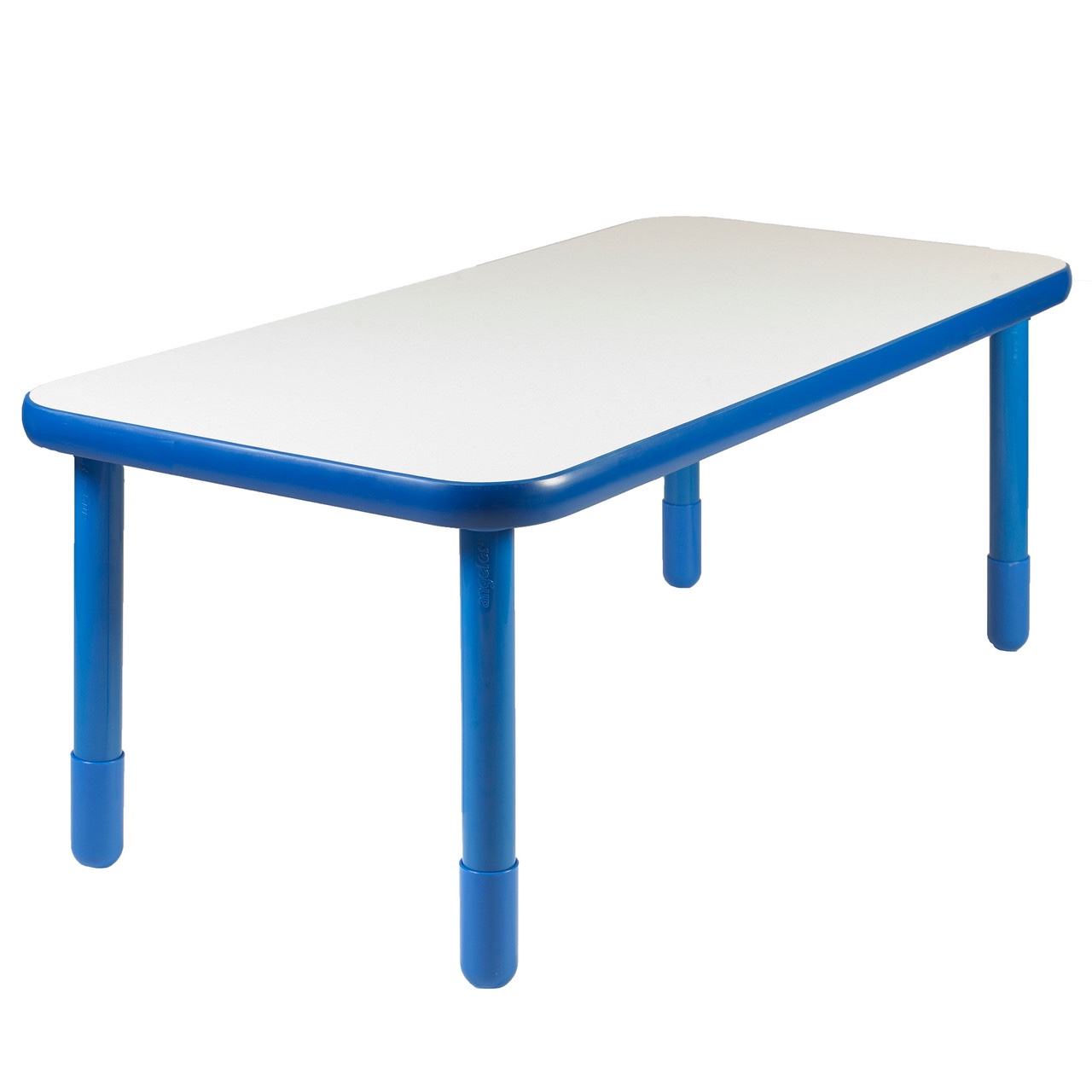 BaseLine® 60" x 30" Rectangular Table - Royal Blue with 24" Legs
