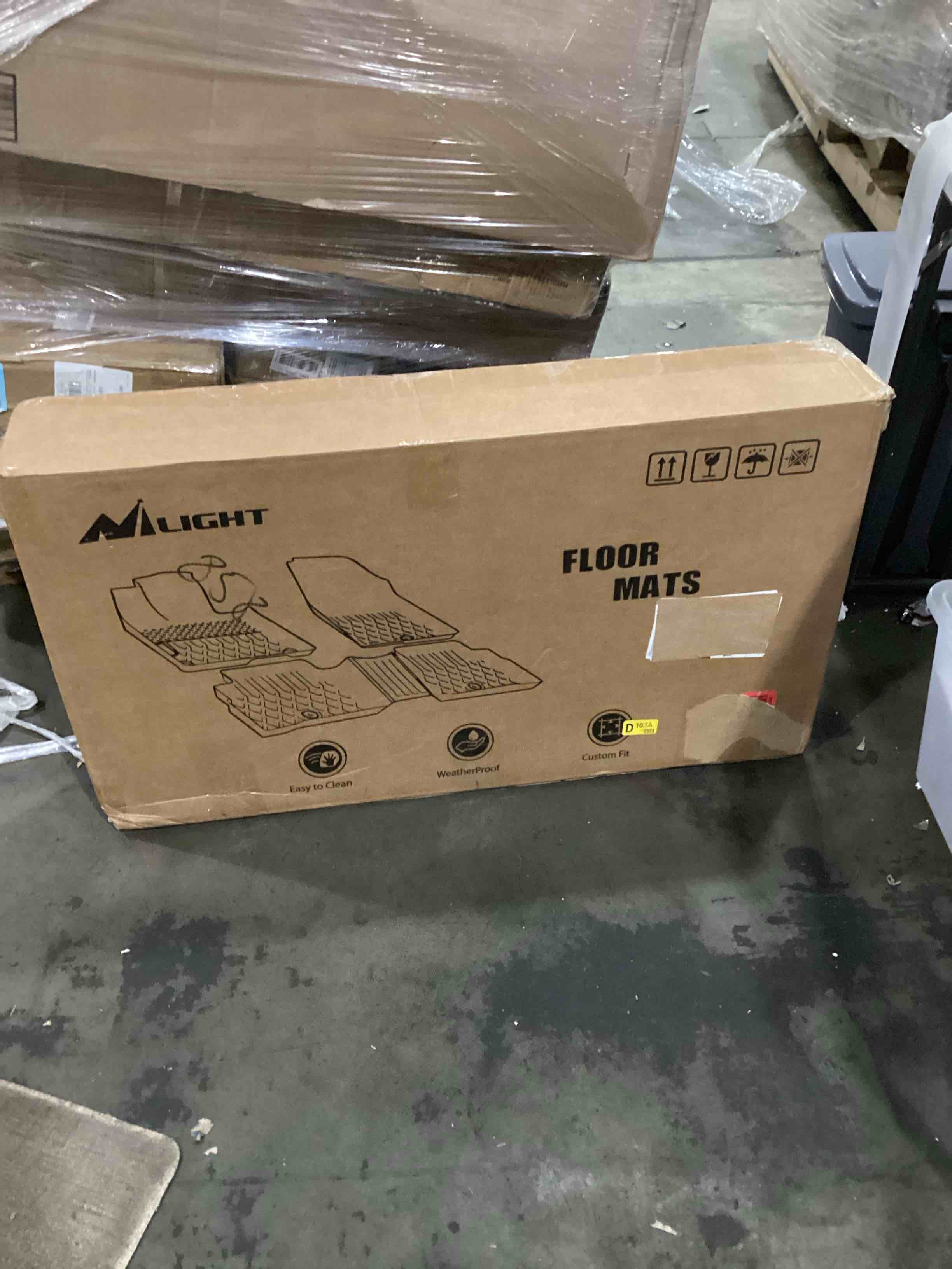 Nilight TPE Floor Mats for Ford F-150 F150 Lightning SuperCrew Cab(Bucket Seats) 2015 2016 2017 2018 2019 2020 2021 2022 2023,All Weather Custom Fit Heavy Duty Floor Liners