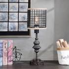StyleCraft-20-in-Black-Table-Lamp-with-Black-Metal-Shade-