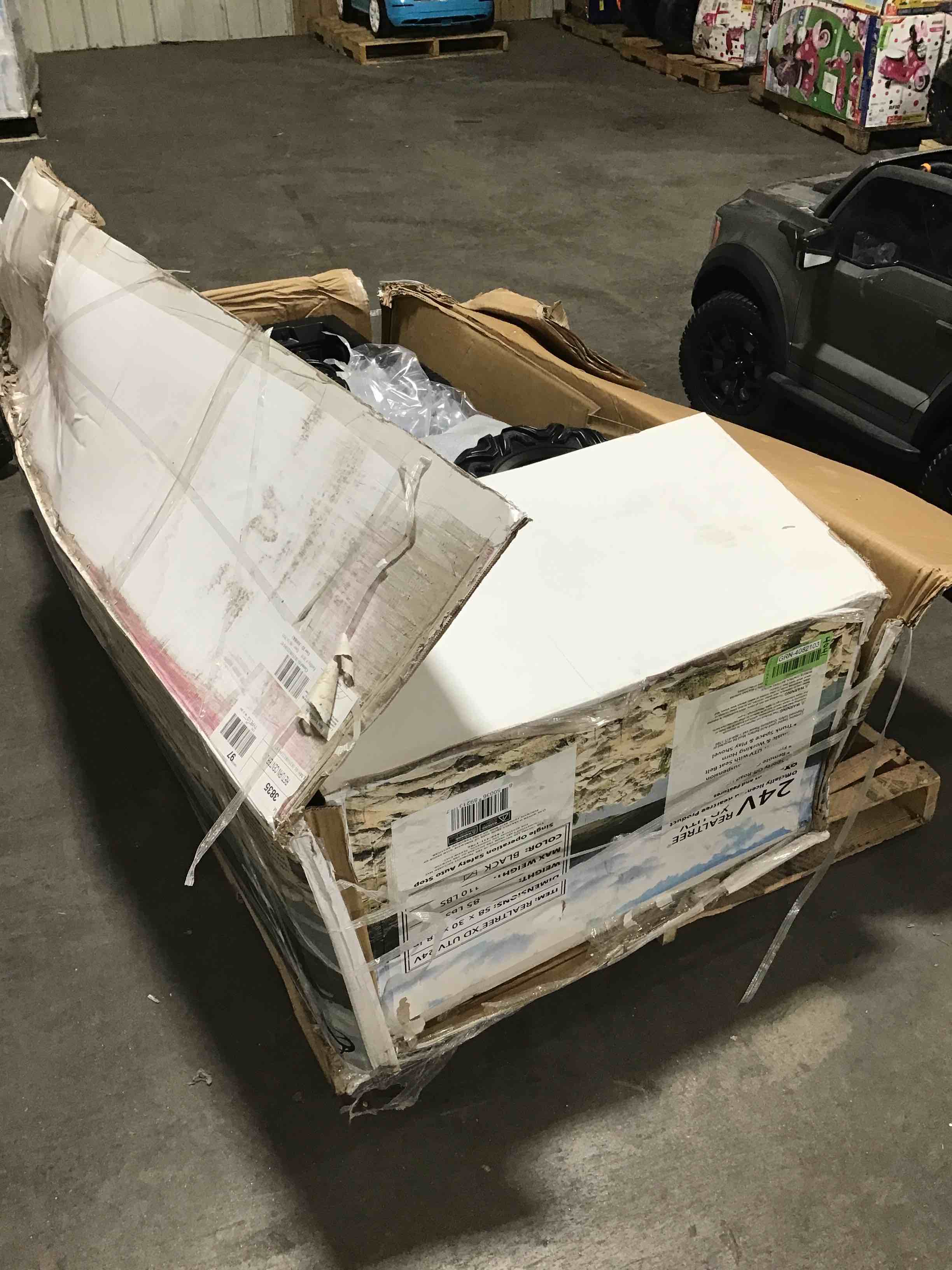 Realtree XD UTV electric power rider, OPEN BOX returned item, possibly parts missing