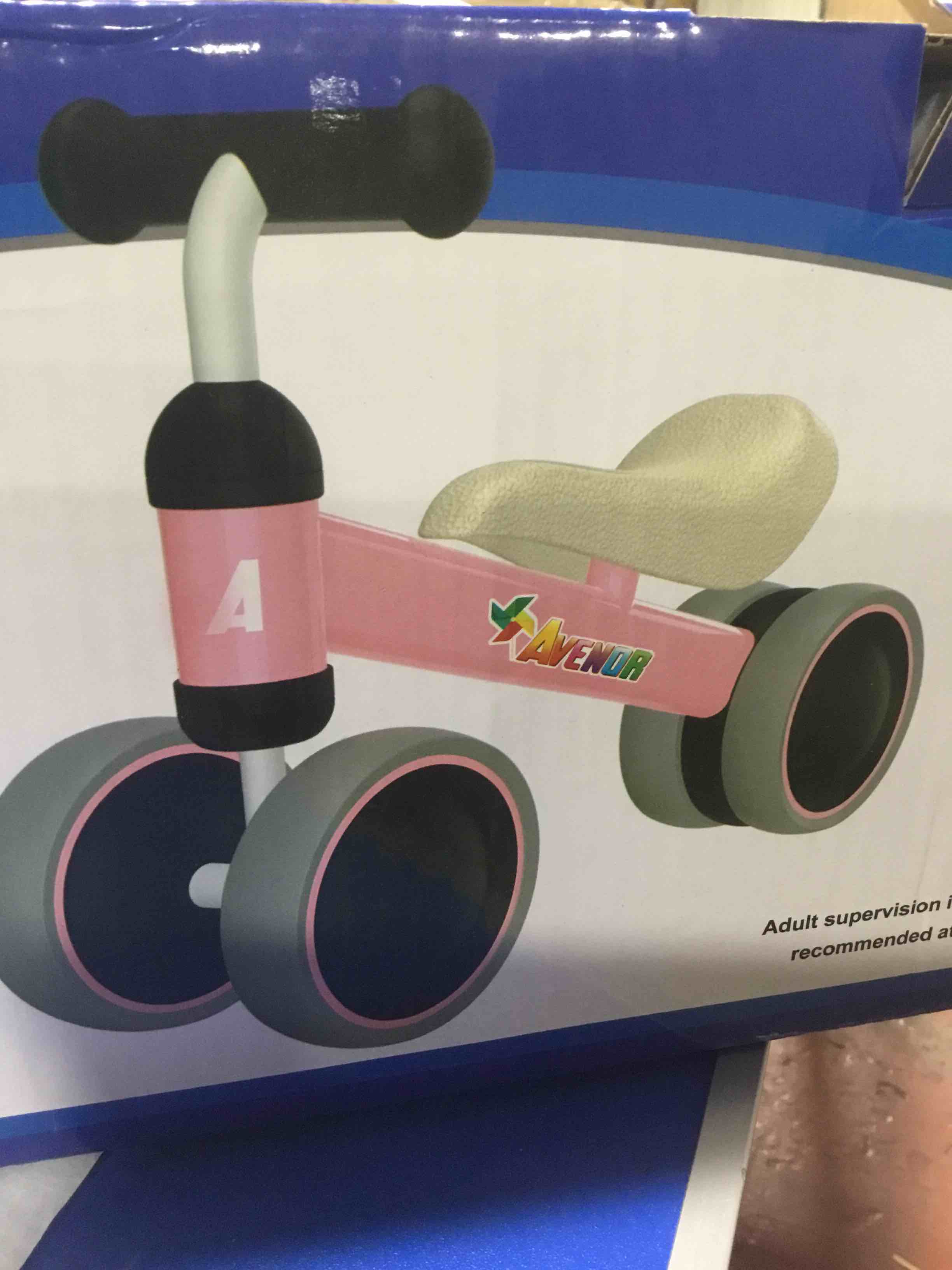 Pink Children's Balance Bike - No Pedals, Perfect for Toddlers to Learn and Play