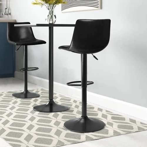 Halima Swivel Stool (Set of 2) ONLY THE BOTTOM OF THE CHAIRS 