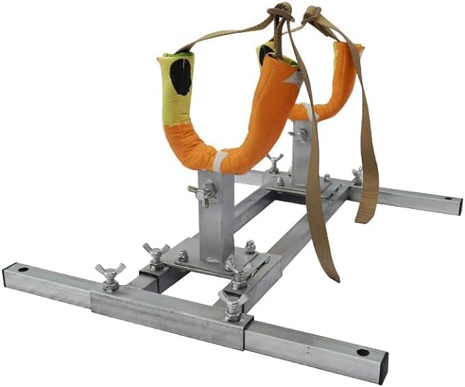 Sonorphine Dog Breeding Stand Stainless Steel Dog Breeding Stand Adjustable Height and Length Pet Fixed Bracket Dog Breeding Accessories Supplies Breeding (M)