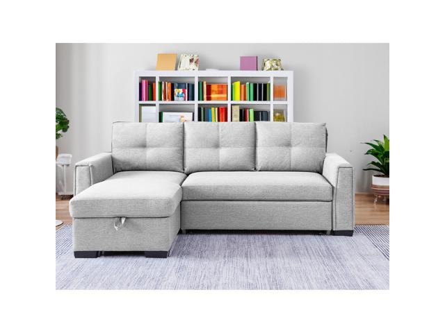 reversible L/R chaise w/storage (box 2 of 3 only)