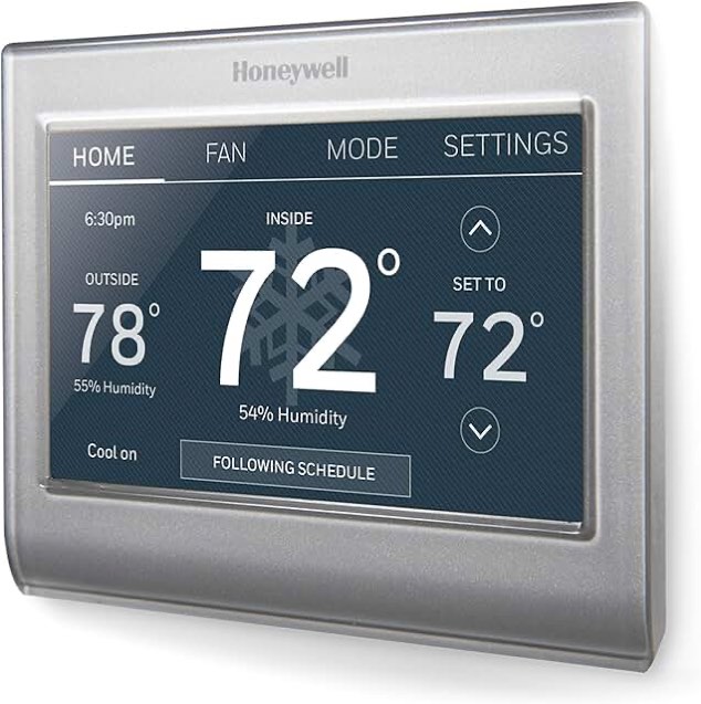 Honeywell Home RTH9585WF1004 Wi-Fi Smart Color Thermostat, 7 Day Programmable, Touch Screen, Energy 