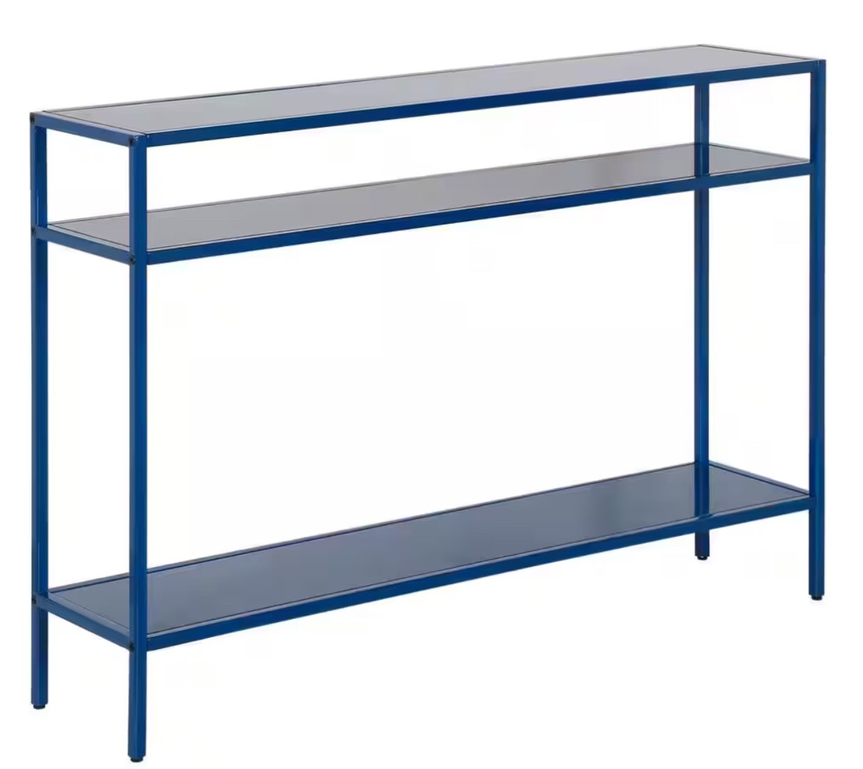 Meyer&Cross Ricardo 42 in. Rectangle Mykonos Blue Metal Console