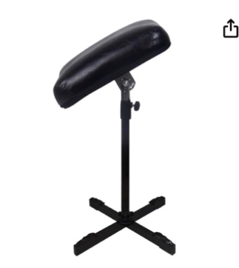 Tattoo Arm Rest, CAKMSMAO Tattoo Armrest Stand Equipment, Heavy Duty Cross Stability Adjustable Height, Thicken Soft Sponge Pad, Portable Arm Rest Stand for Studio Salon Tattoo