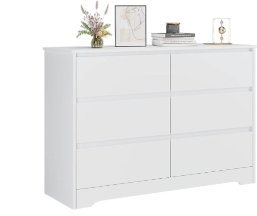 5 Drawer Chest Box 2/2-Rails, Drawer Fronts, Top, Drawer Sides, Drawer Backs, Hardware, Assembly Instructions