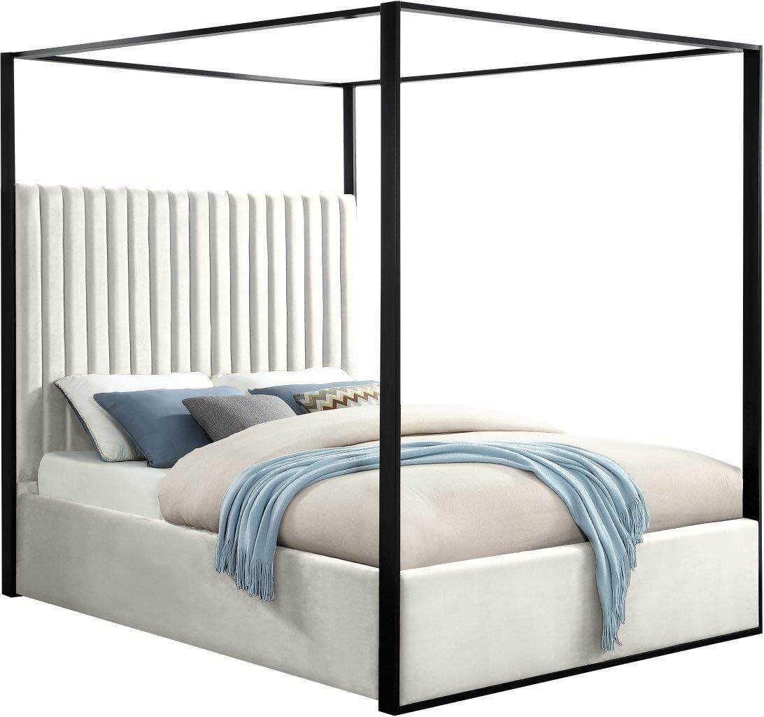 jax cream king bed(incomplete box 1/2)