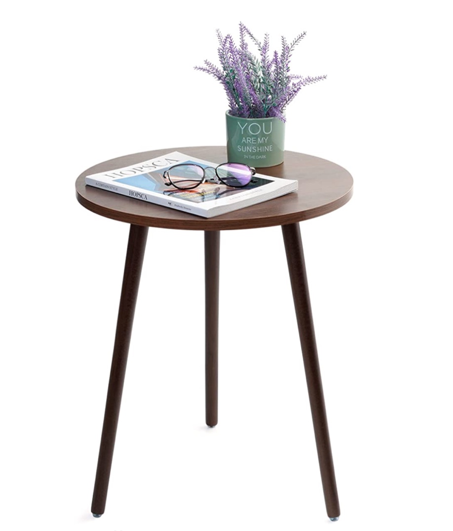 Haton Side Table White Round