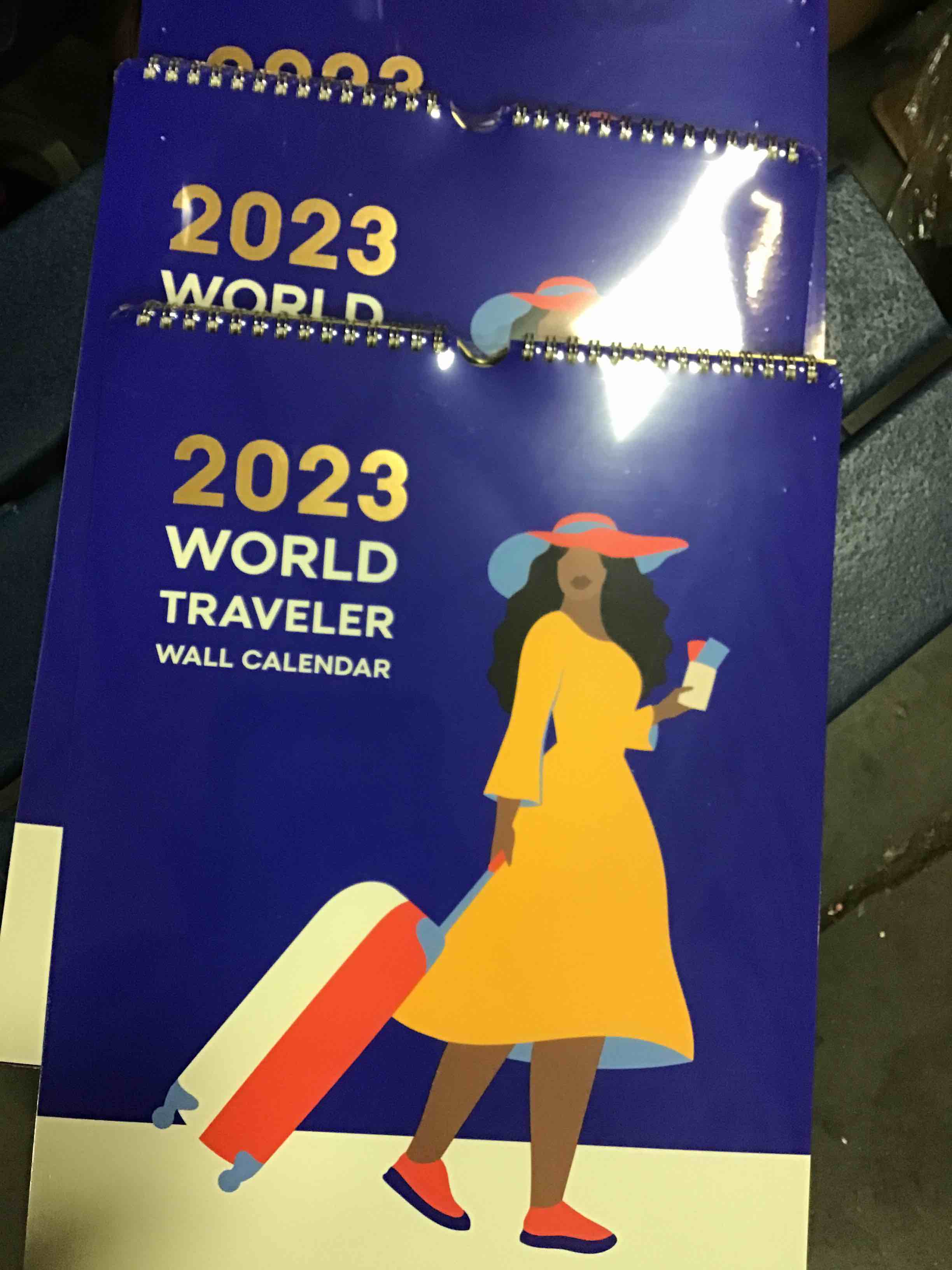 2023 world Traveler wall candar (Set of 3)