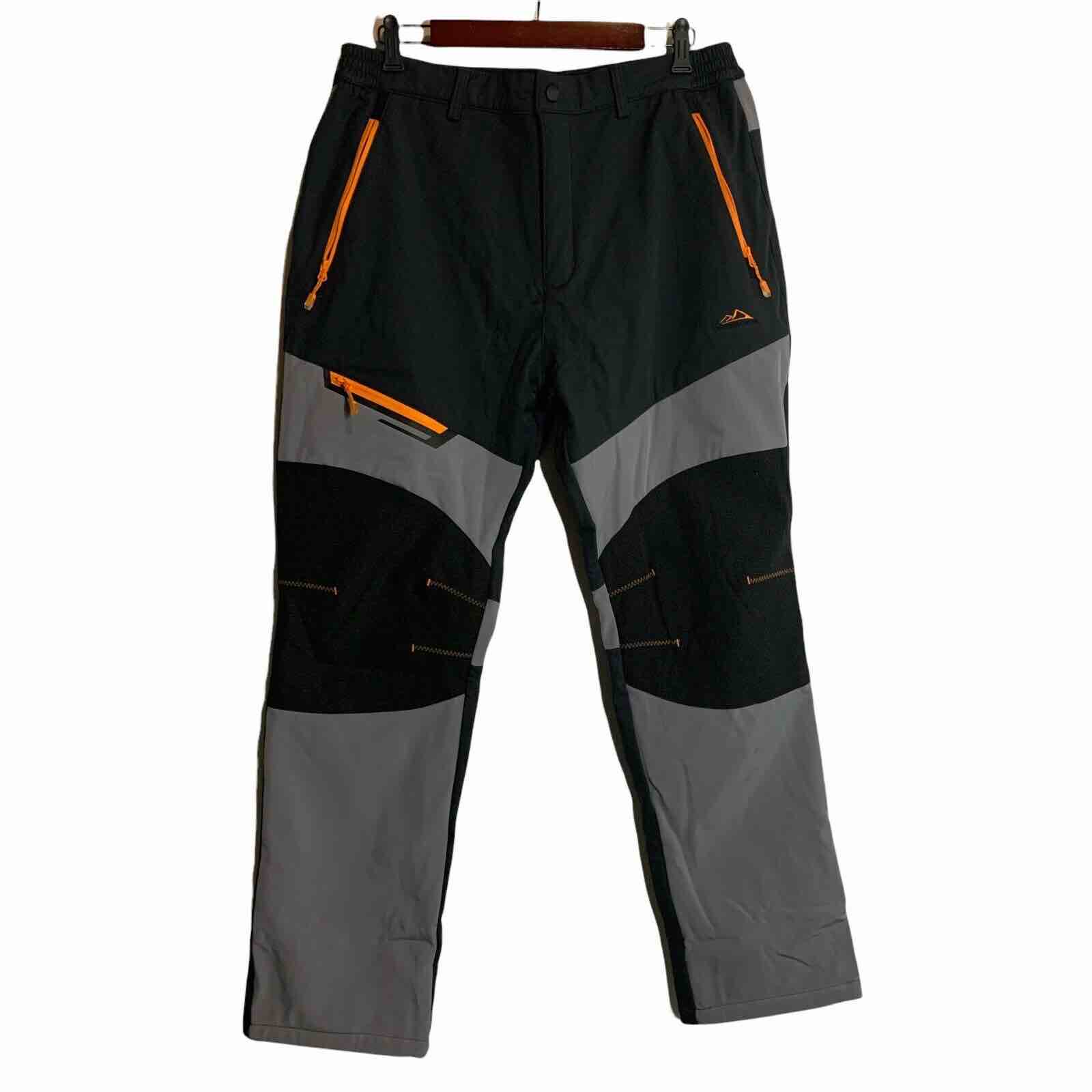 MagcoMsen Snow Pants Size 36 Black Gray