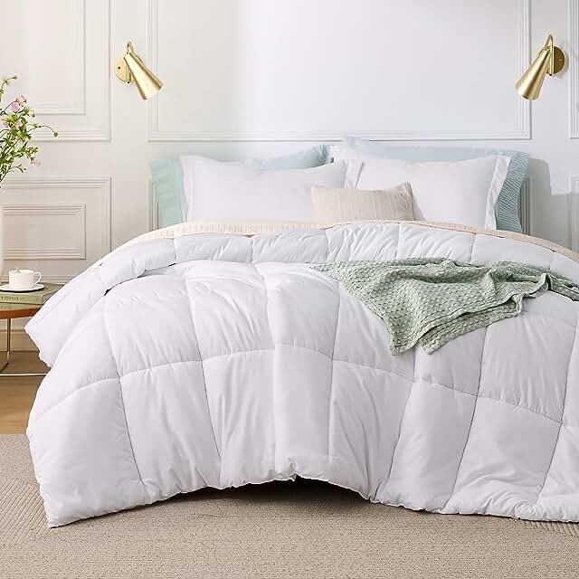 Anhui Comforter, White, 64x88