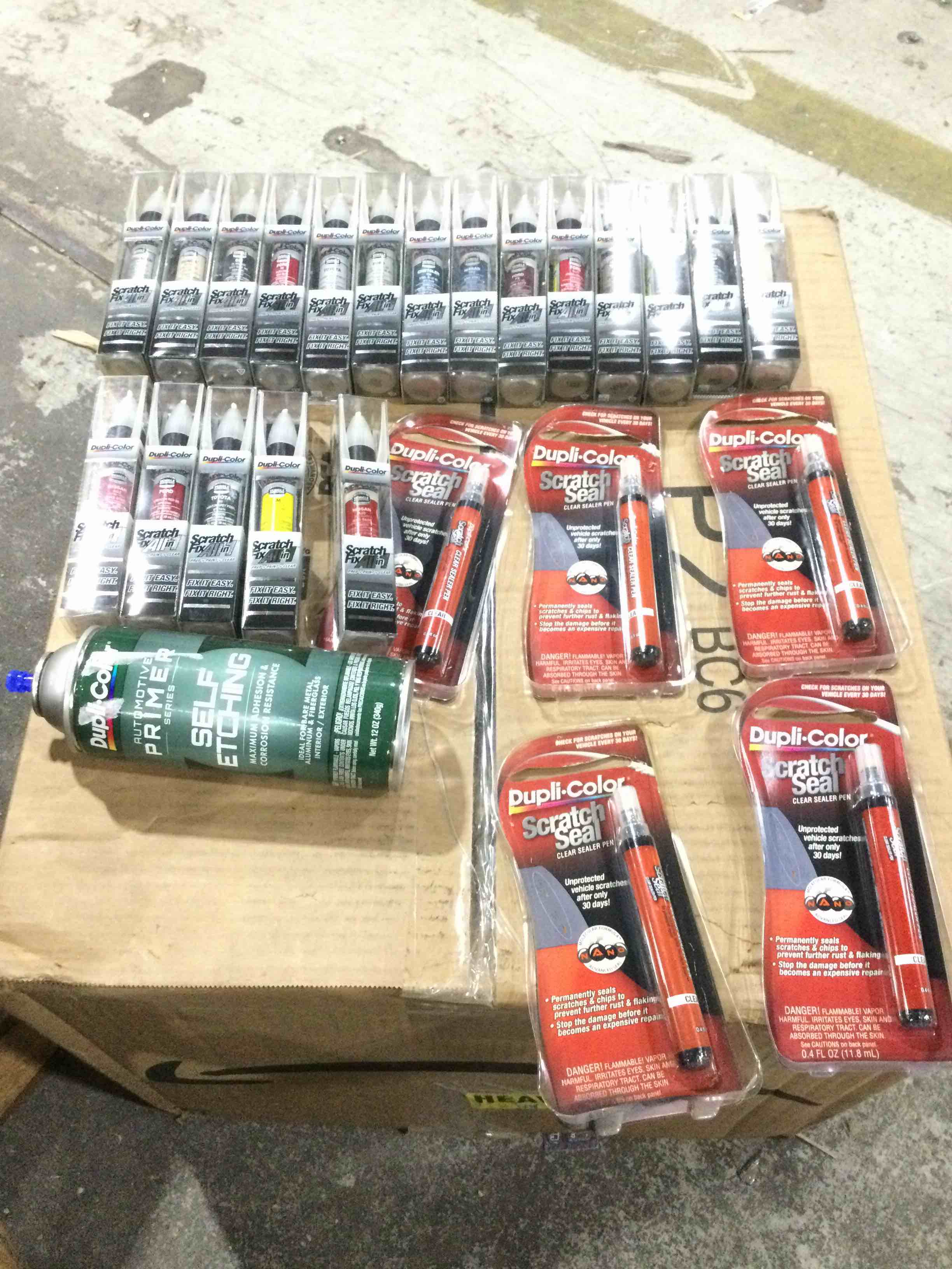 Bundle Lot, Assorted Dupli-color Auto Paint Repair