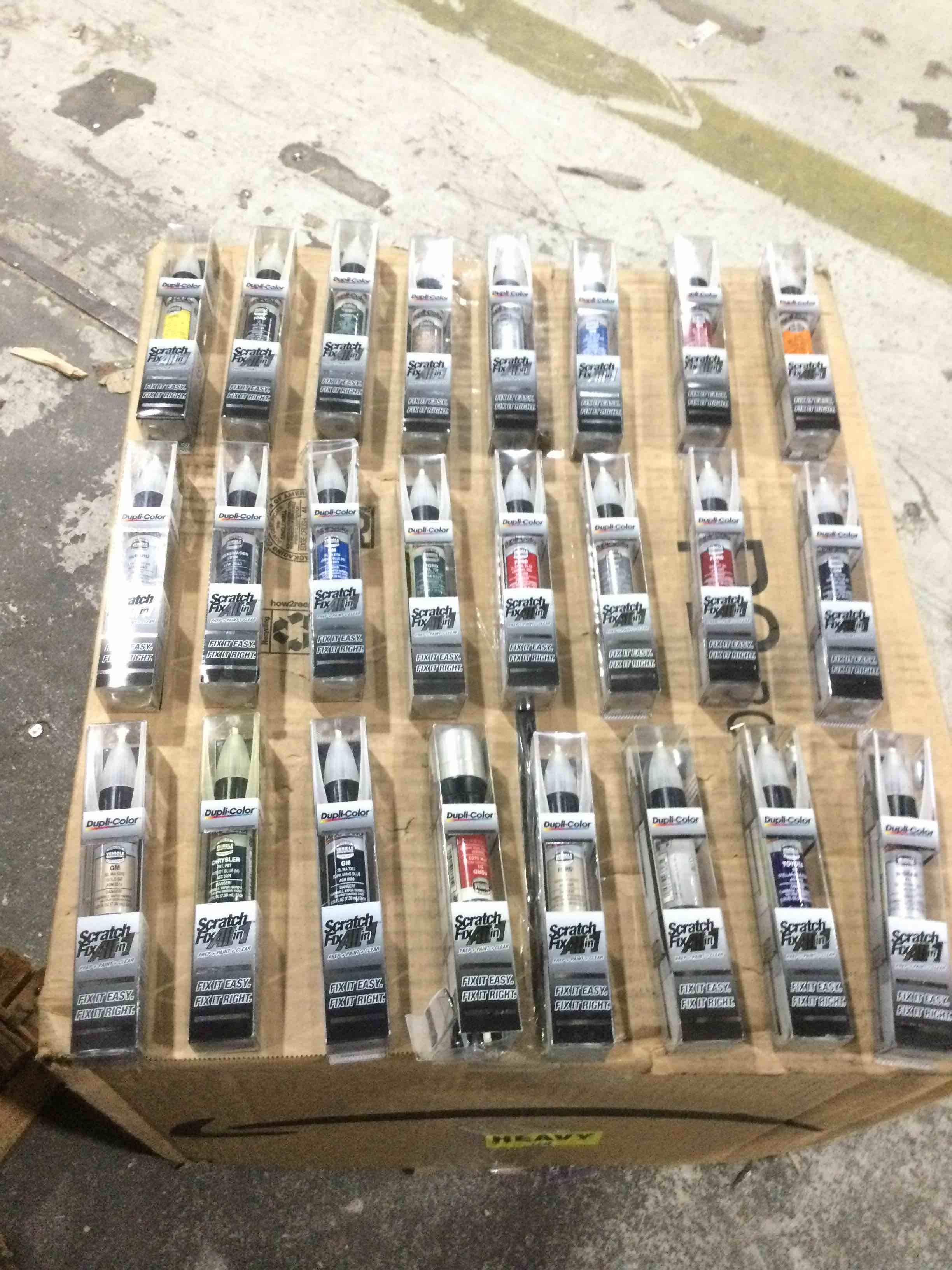 Bundle Lot, Assorted Dupli-color Paint Touch Up Pens