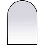 SCWF-GZ 24x16 Arched Mirror Black