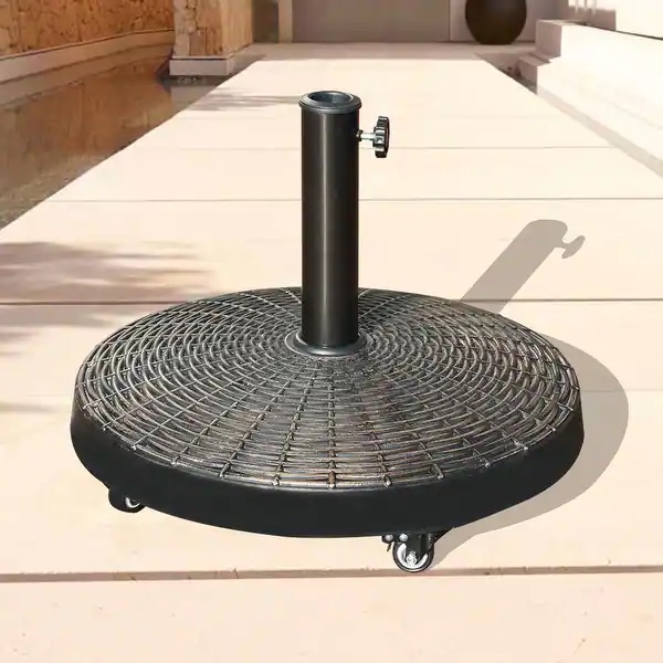 Free Standing Round Patio Umbrella Base with Wheels CBN-PB-07