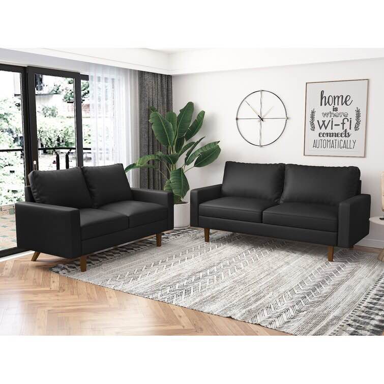 Giocondo 2 - Piece Vegan Leather Living Room Set by Ebern Designs INCOMPLETE