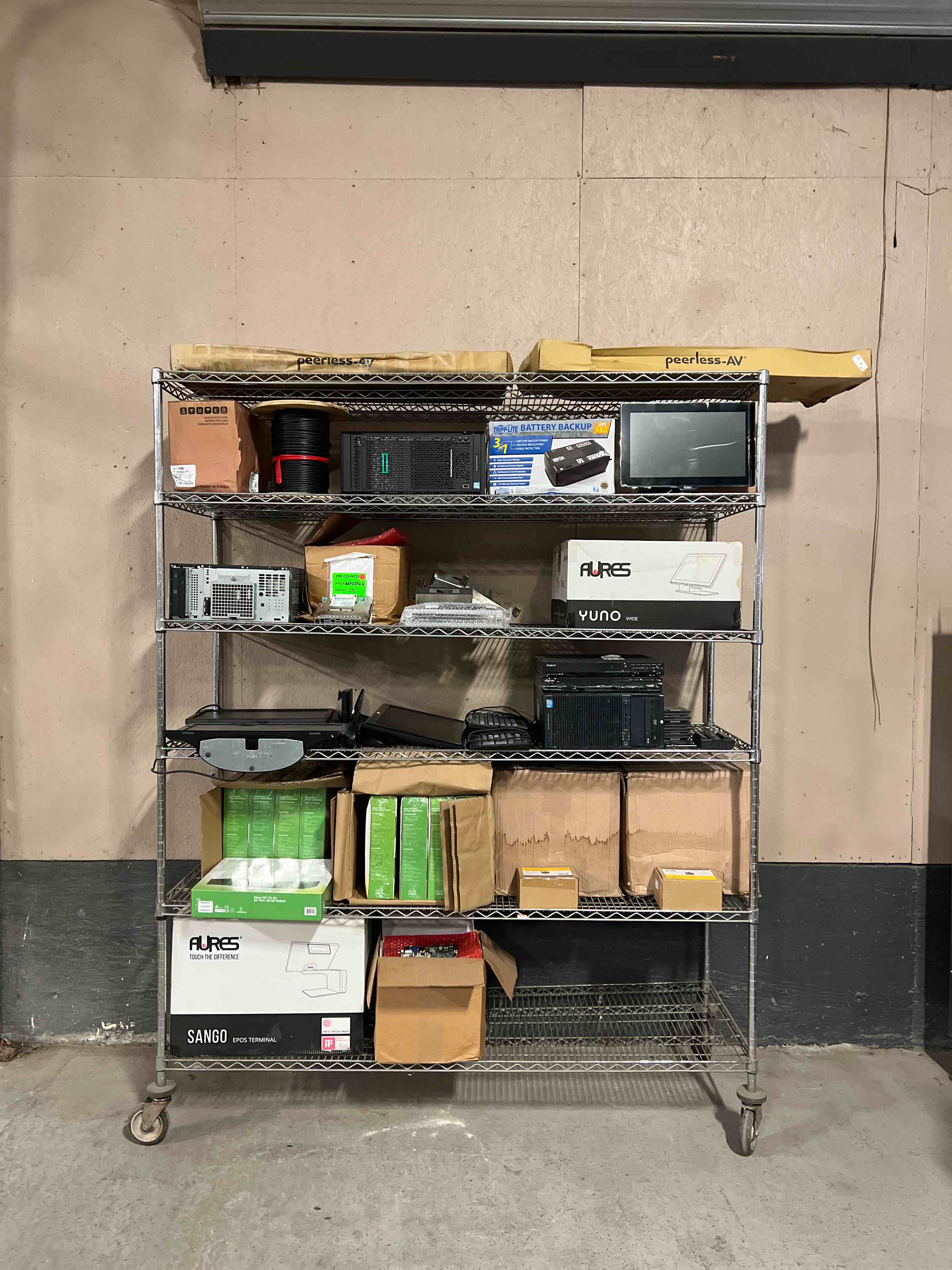 CONTENTS OF RACK