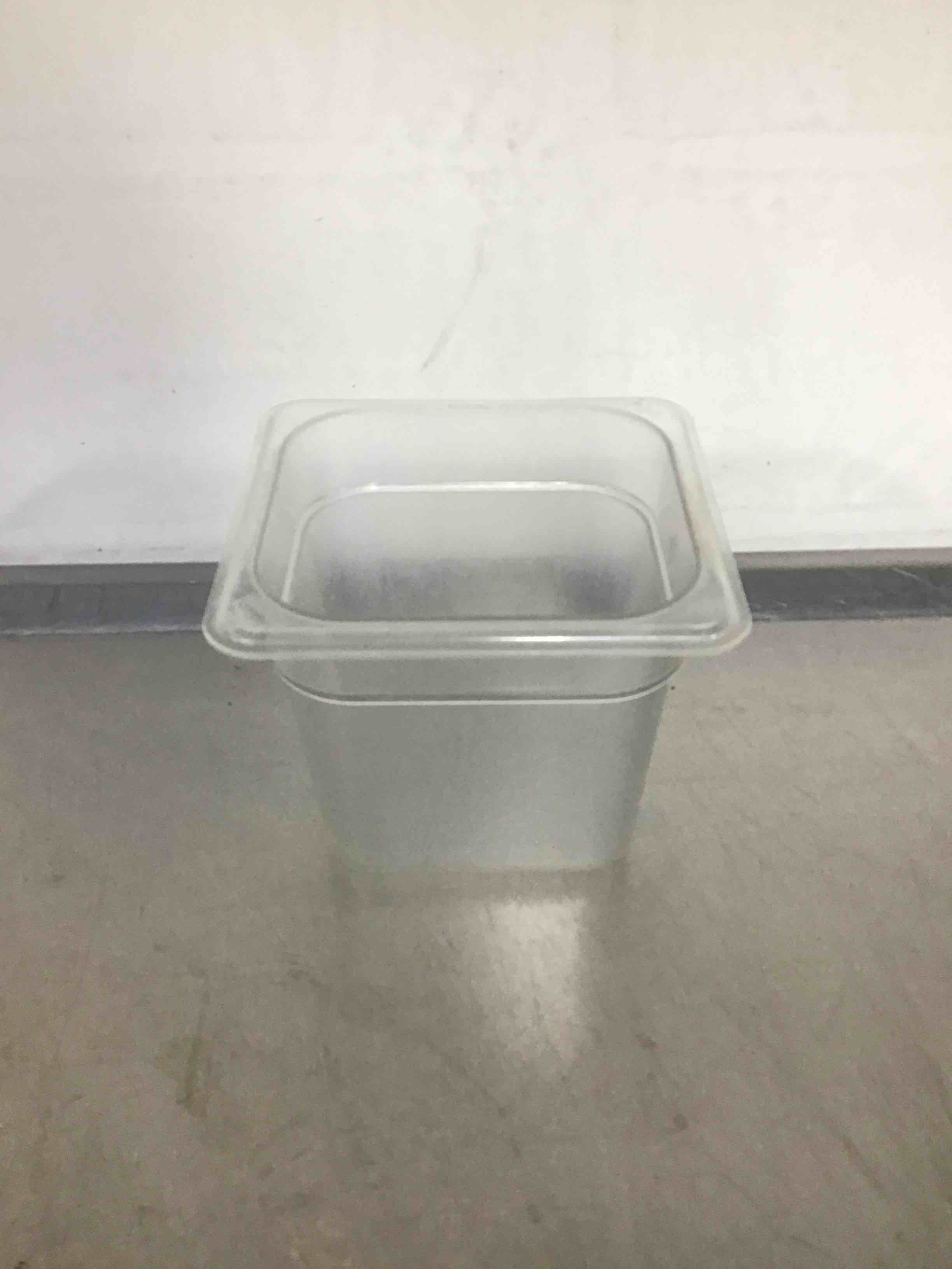 6 INCH SIXTH SIZE PLASTIC INSERT PAN