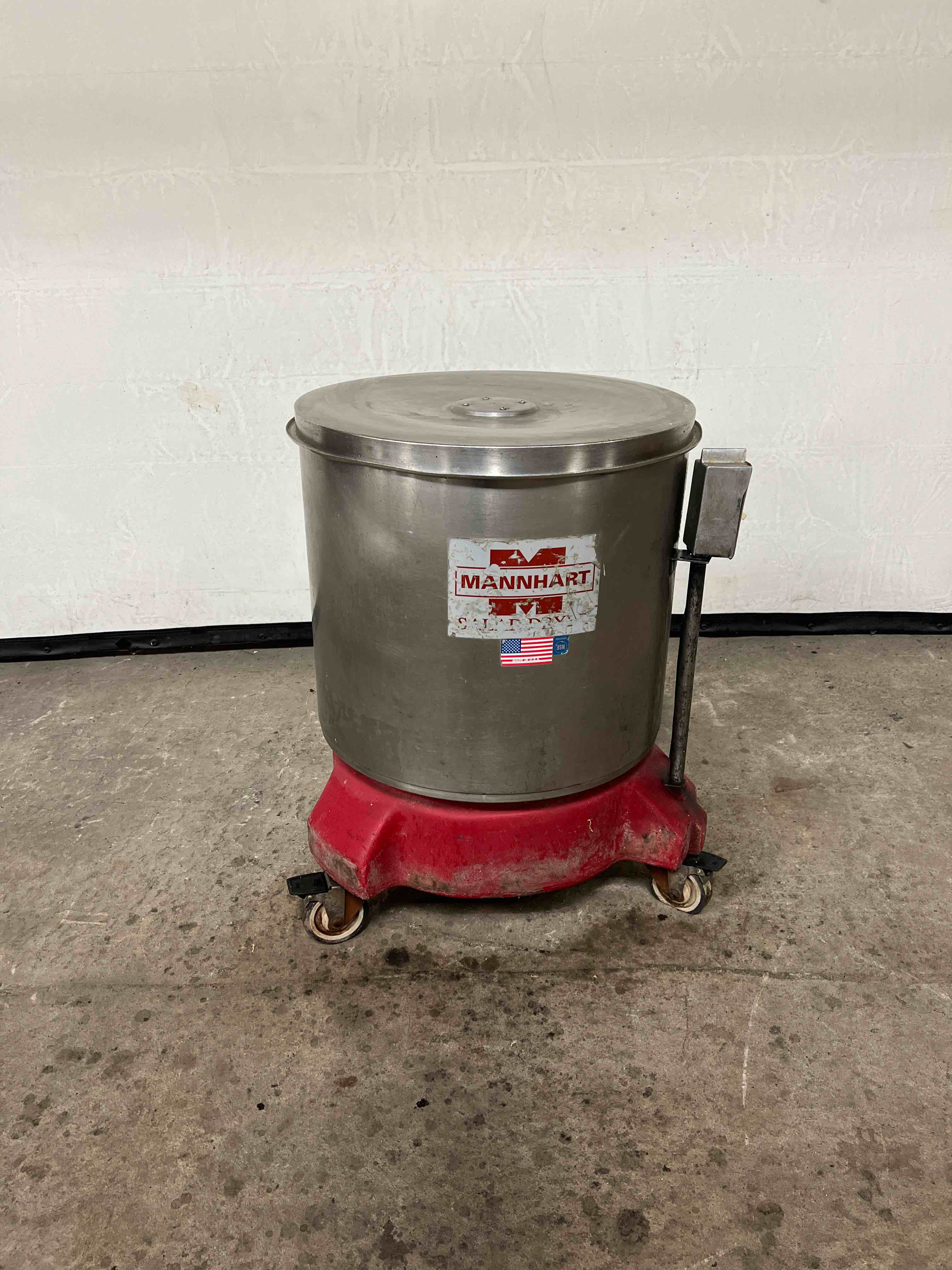 MANNHART ELECTRIC SALAD SPINNER DRYER