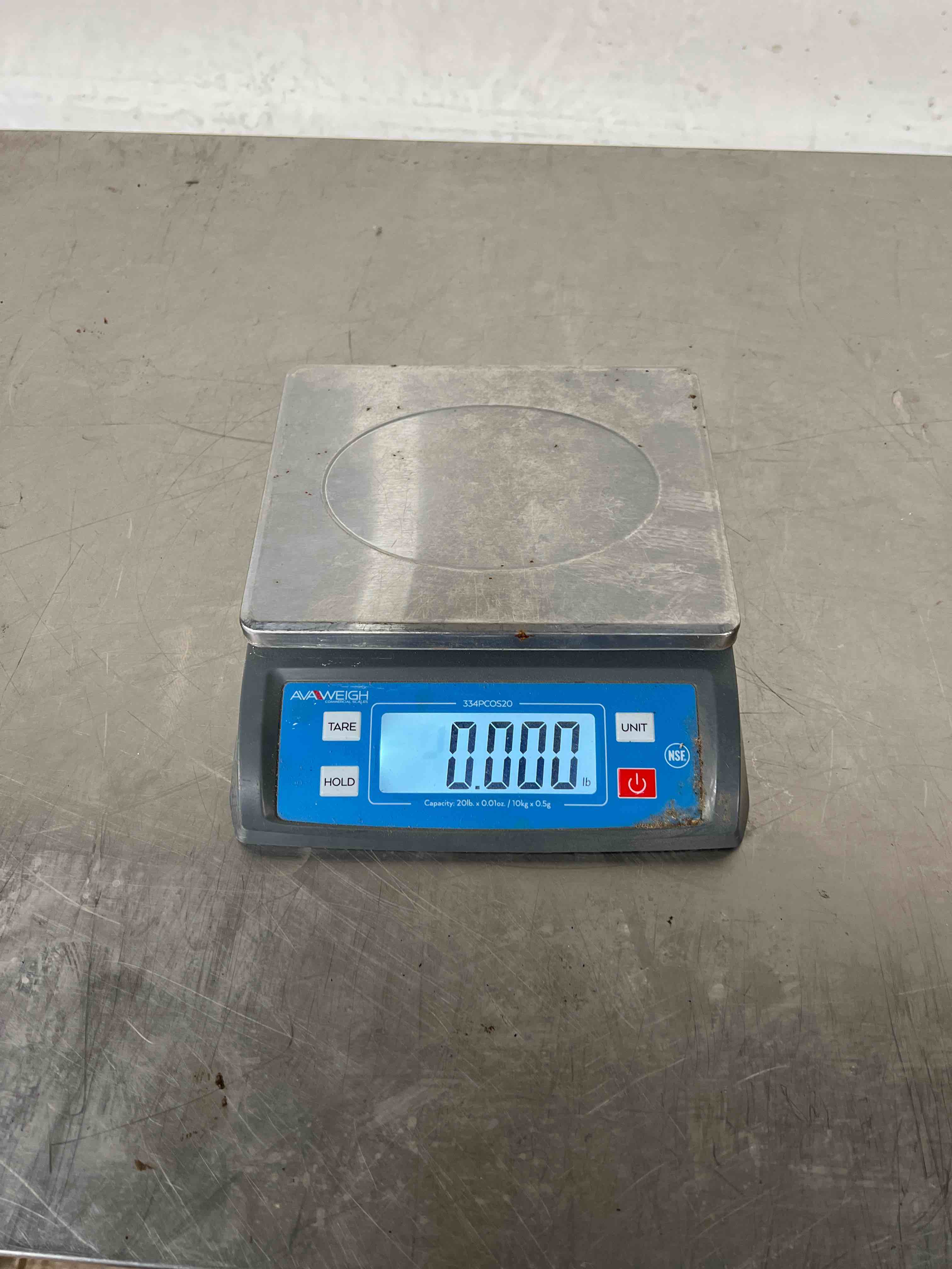 AVAWEIGHT COMMERCIAL 20 lb x .01 Oz DIGITAL SCALE