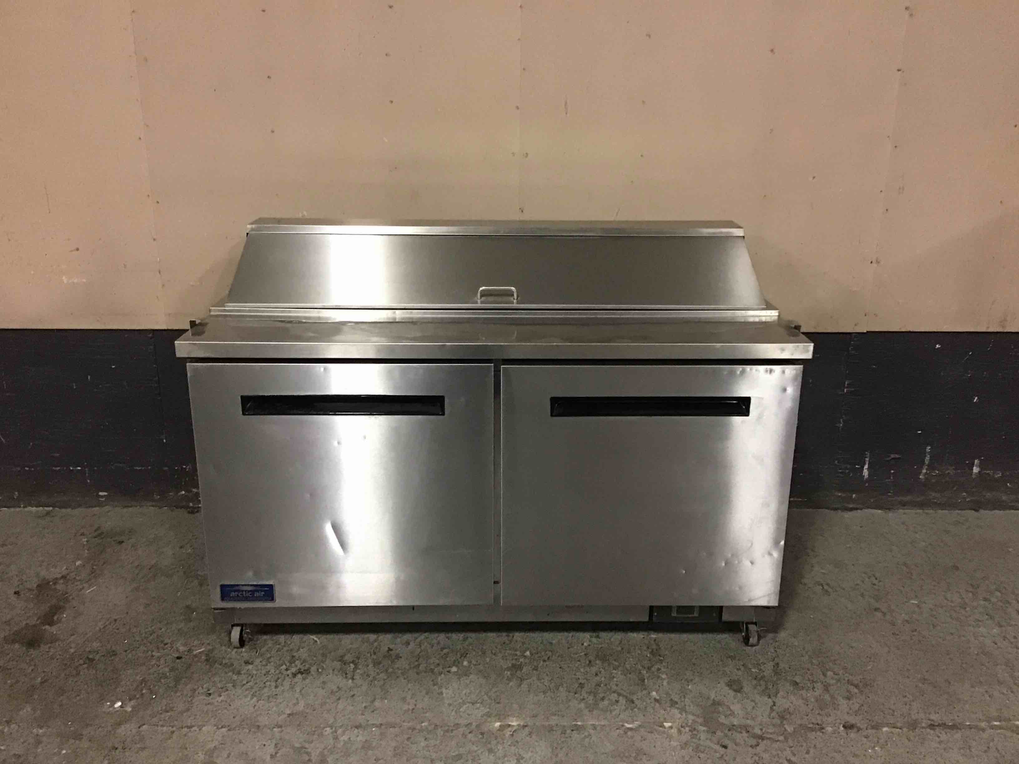 2021 ARCTIC AIR 60 INCH REFRIGERATED SANDWICH PREP TABLE ON CASTERS