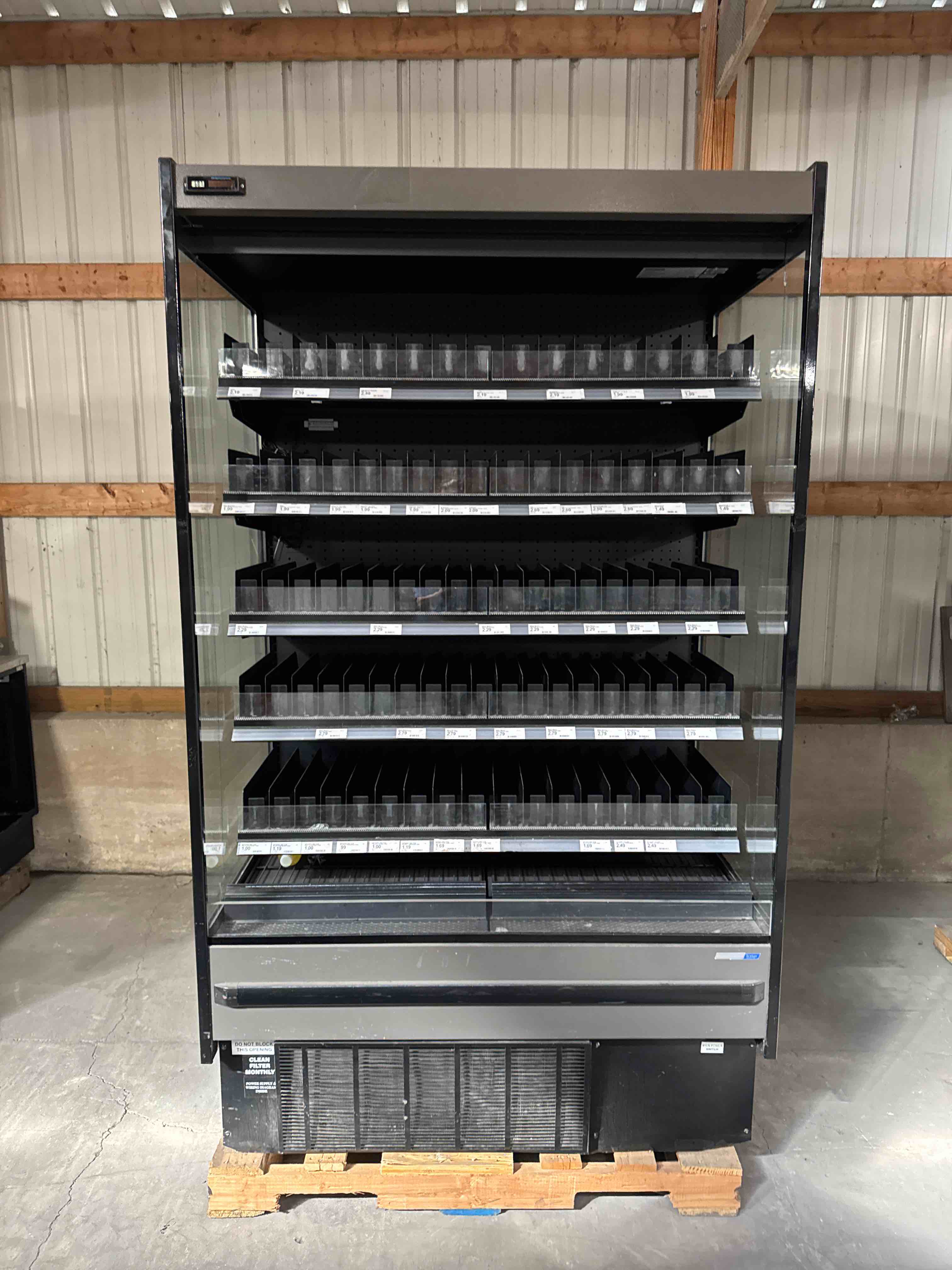 2021 HILLPHOENIX 48 INCH SELF-CONTAINED OPEN AIR REFRIGERATED MERCHANDISER